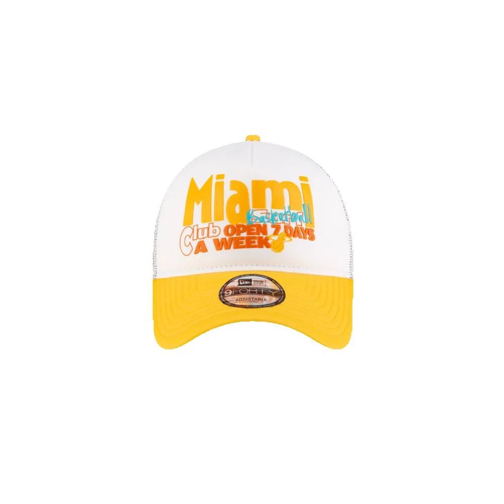 Court Culture Miami Basketball Club Trucker sold by Miami Heat Store