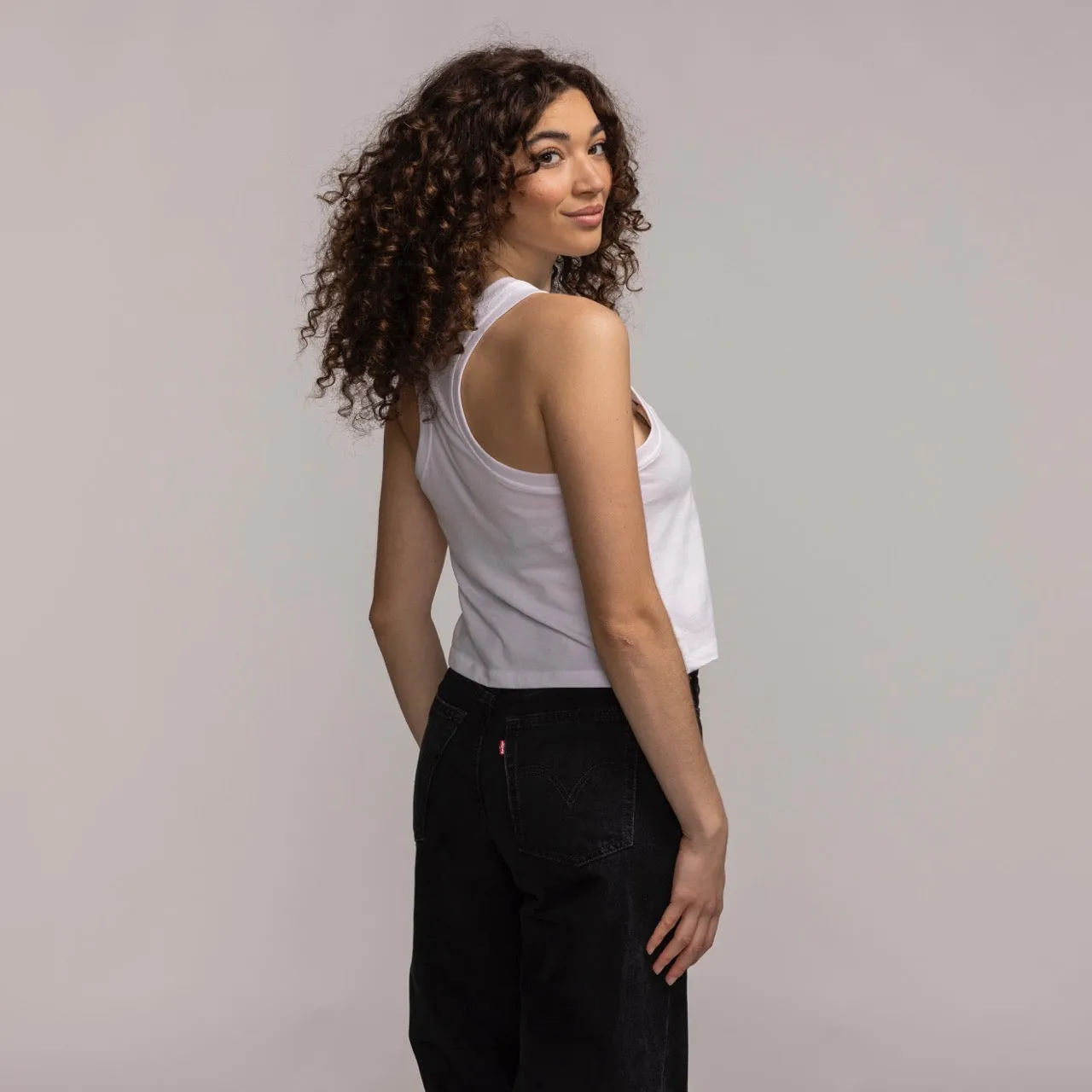 Nike Miami HEAT Original Vice Women's Cropped Tank Top sold by Miami Heat Store product image thumbnail 3