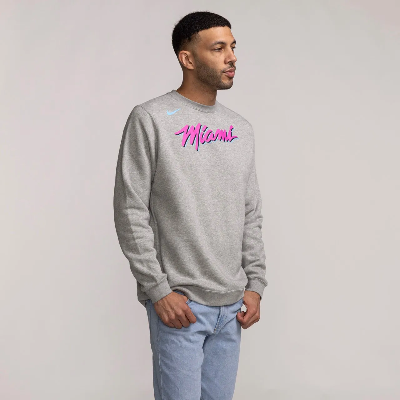 Nike Miami HEAT Original Vice Fleece Crewneck sold by Miami Heat Store product image thumbnail 4