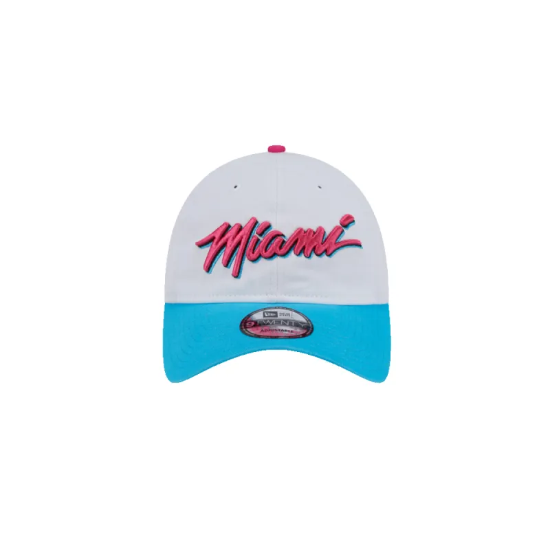 New Era Miami HEAT Original Vice Wordmark Dad Hat sold by Miami Heat Store