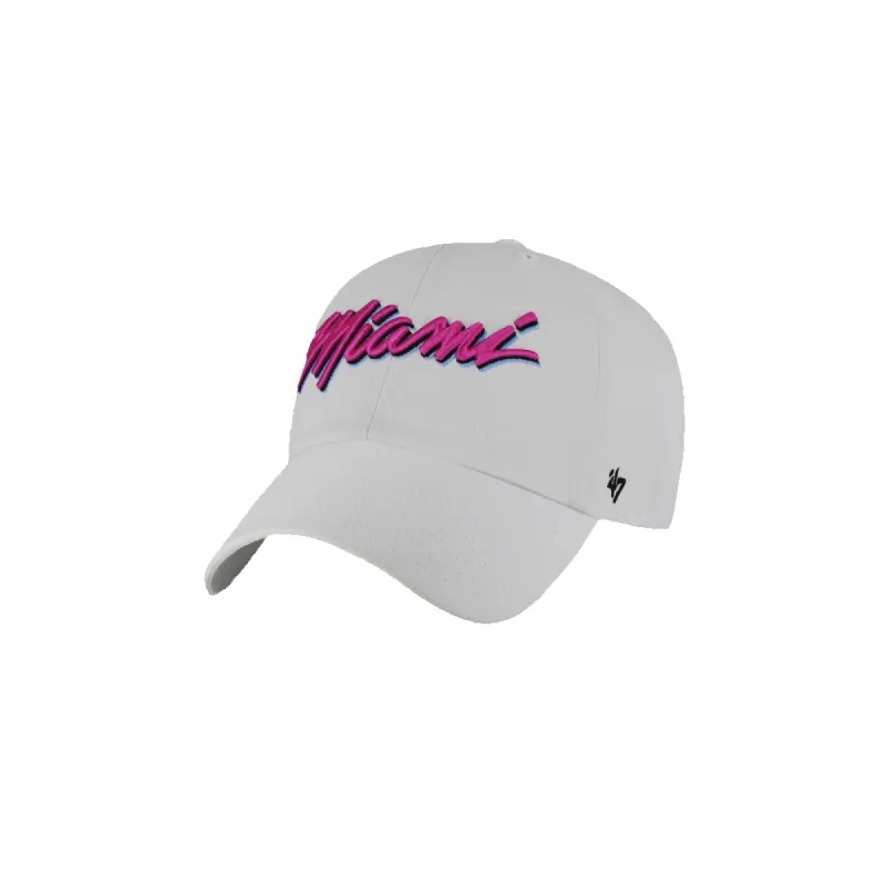 '47 Brand Miami HEAT Original Vice Script Dad Hat made by 47