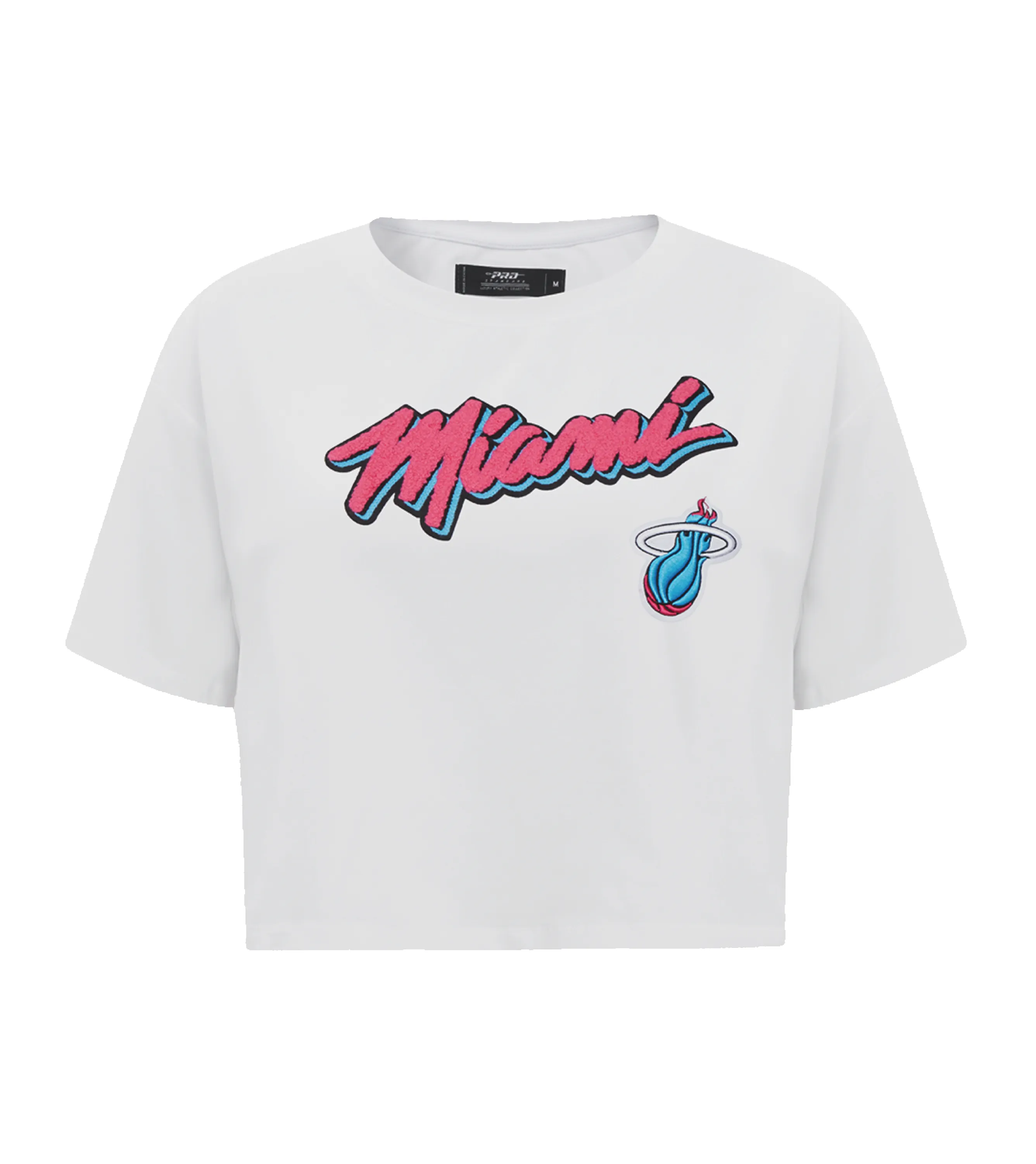 Pro Standard Miami HEAT Original Vice Women's Boxy Crop Tee sold by Miami Heat Store
