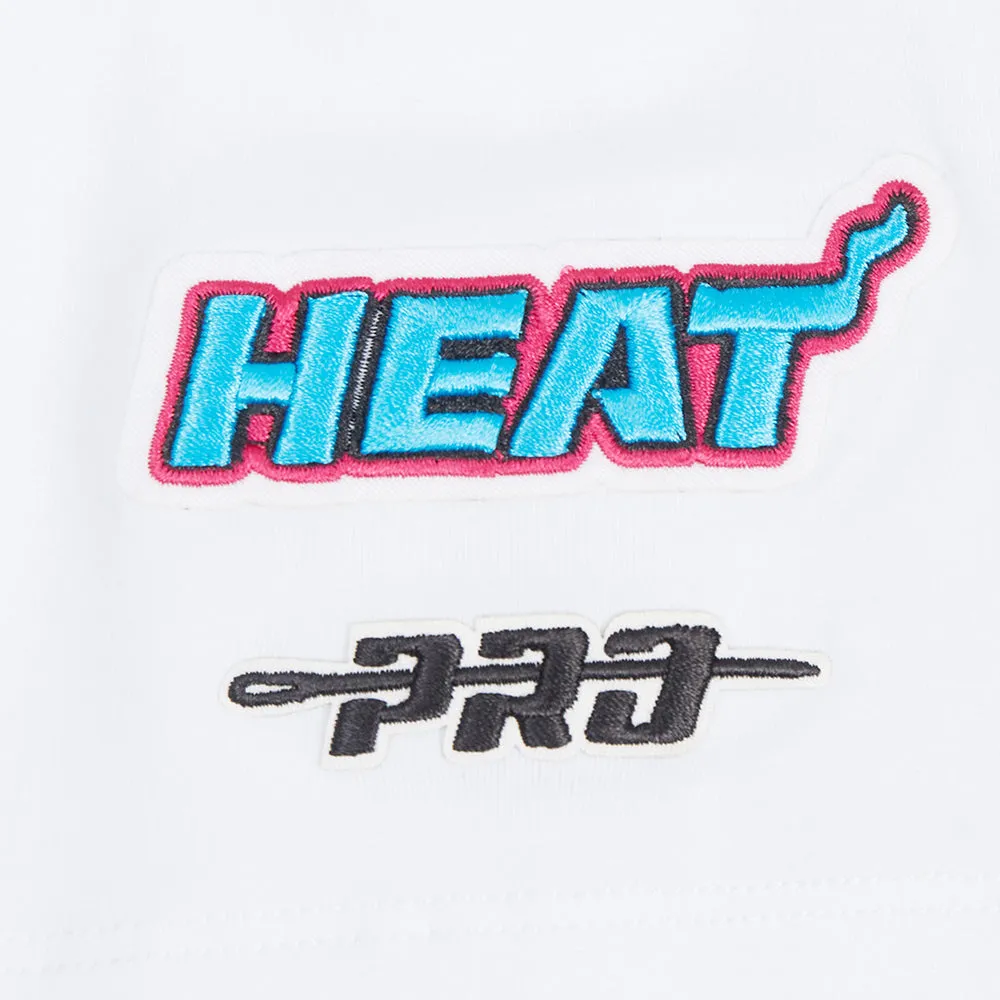 Pro Standard Miami HEAT Original Vice Women's Boxy Crop Tee sold by Miami Heat Store product image thumbnail 5
