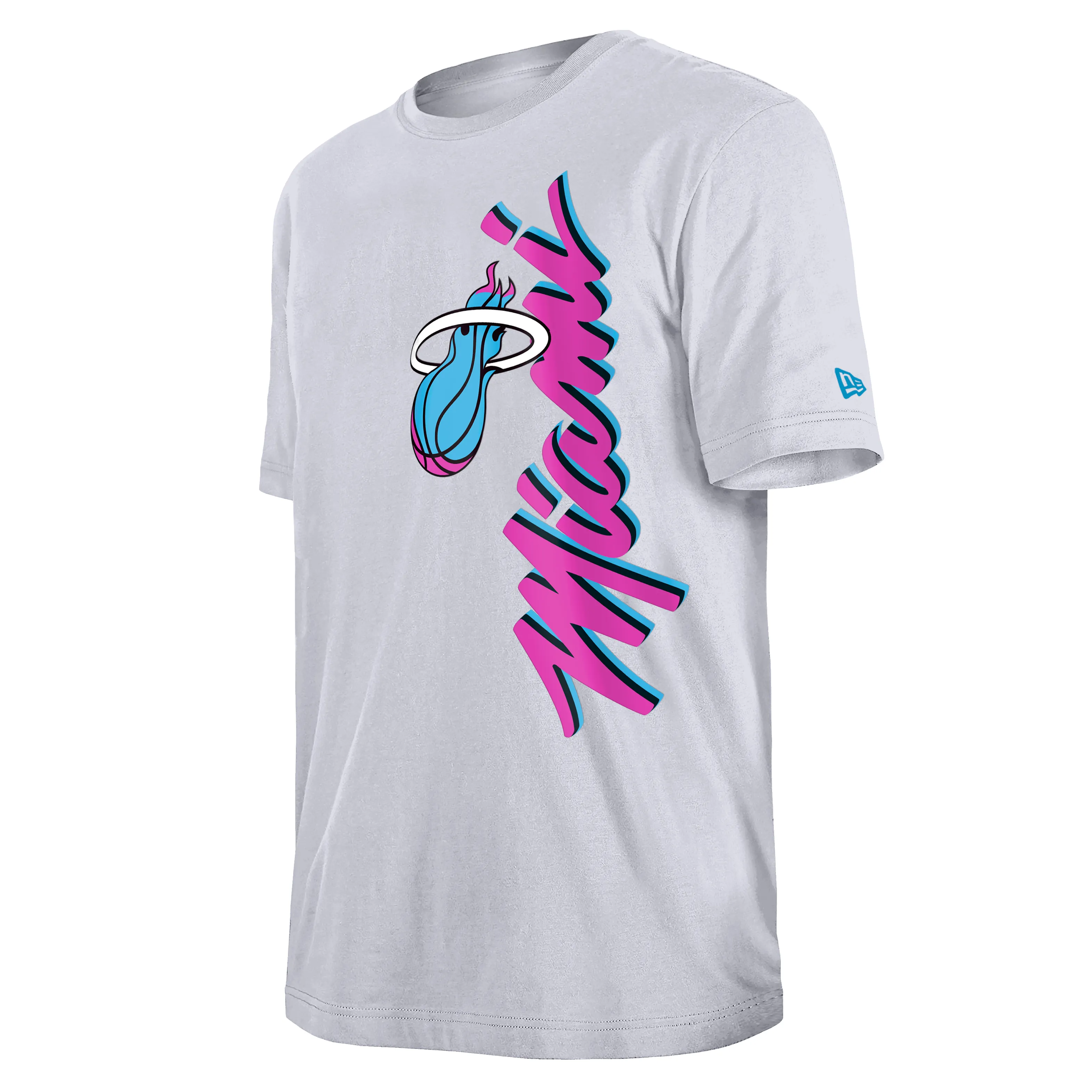 New Era Miami HEAT Original Vice Wordmark Tee sold by Miami Heat Store product image thumbnail 4