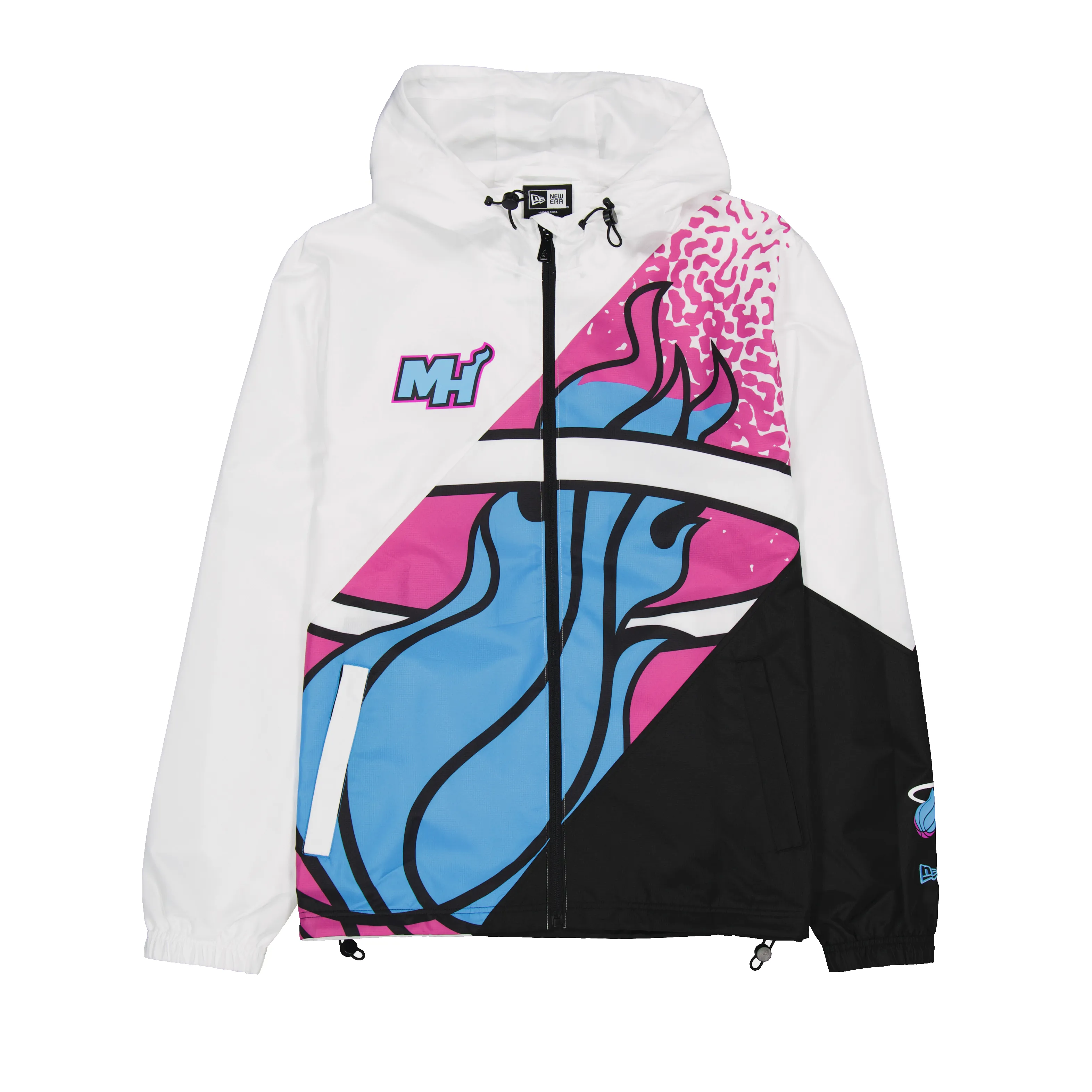 New Era Miami HEAT Original Vice Windbreaker Jacket sold by Miami Heat Store product image thumbnail 5