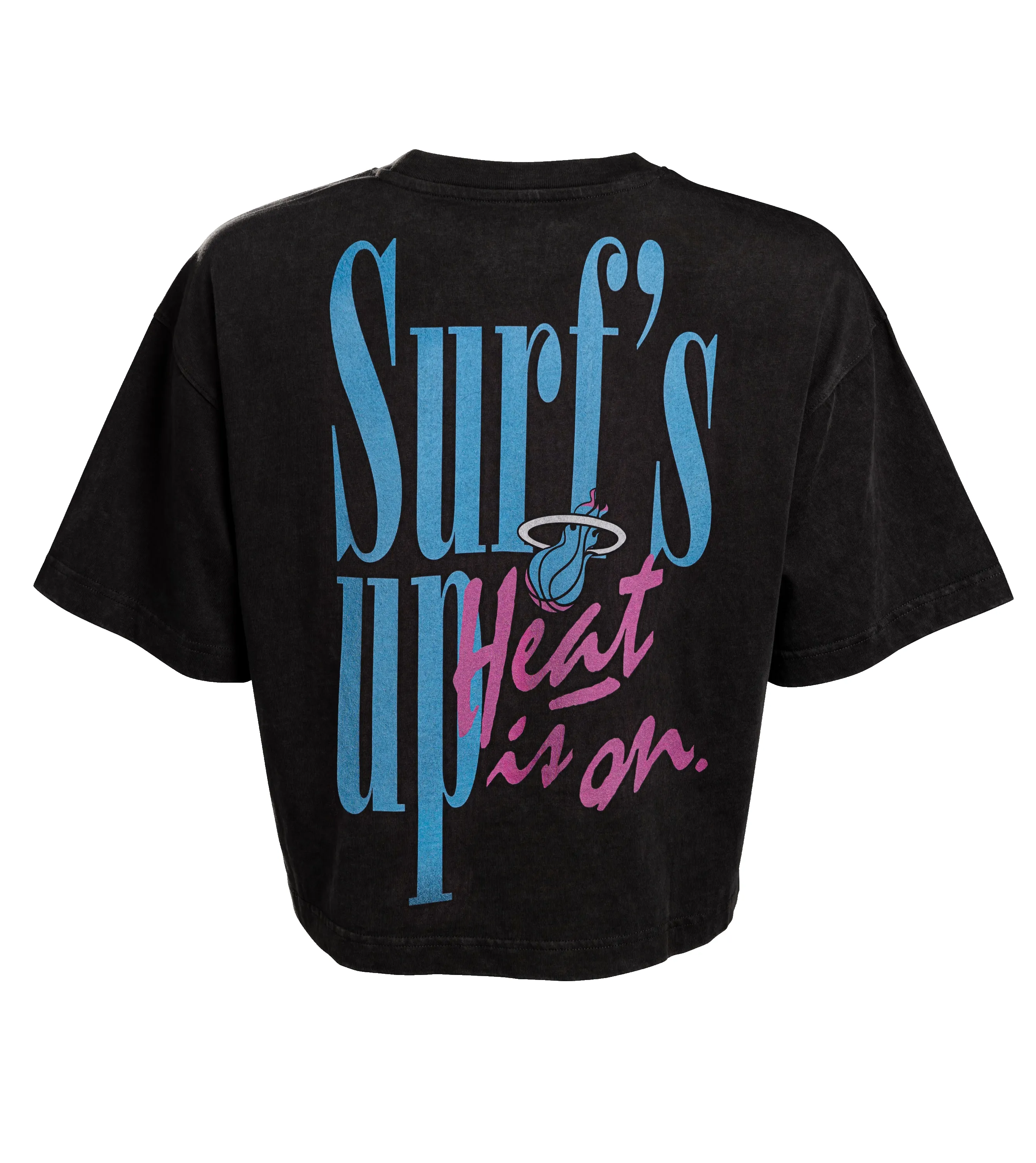 Court Culture Wave Rider Boxy Crop Tee sold by Miami Heat Store product image thumbnail 5