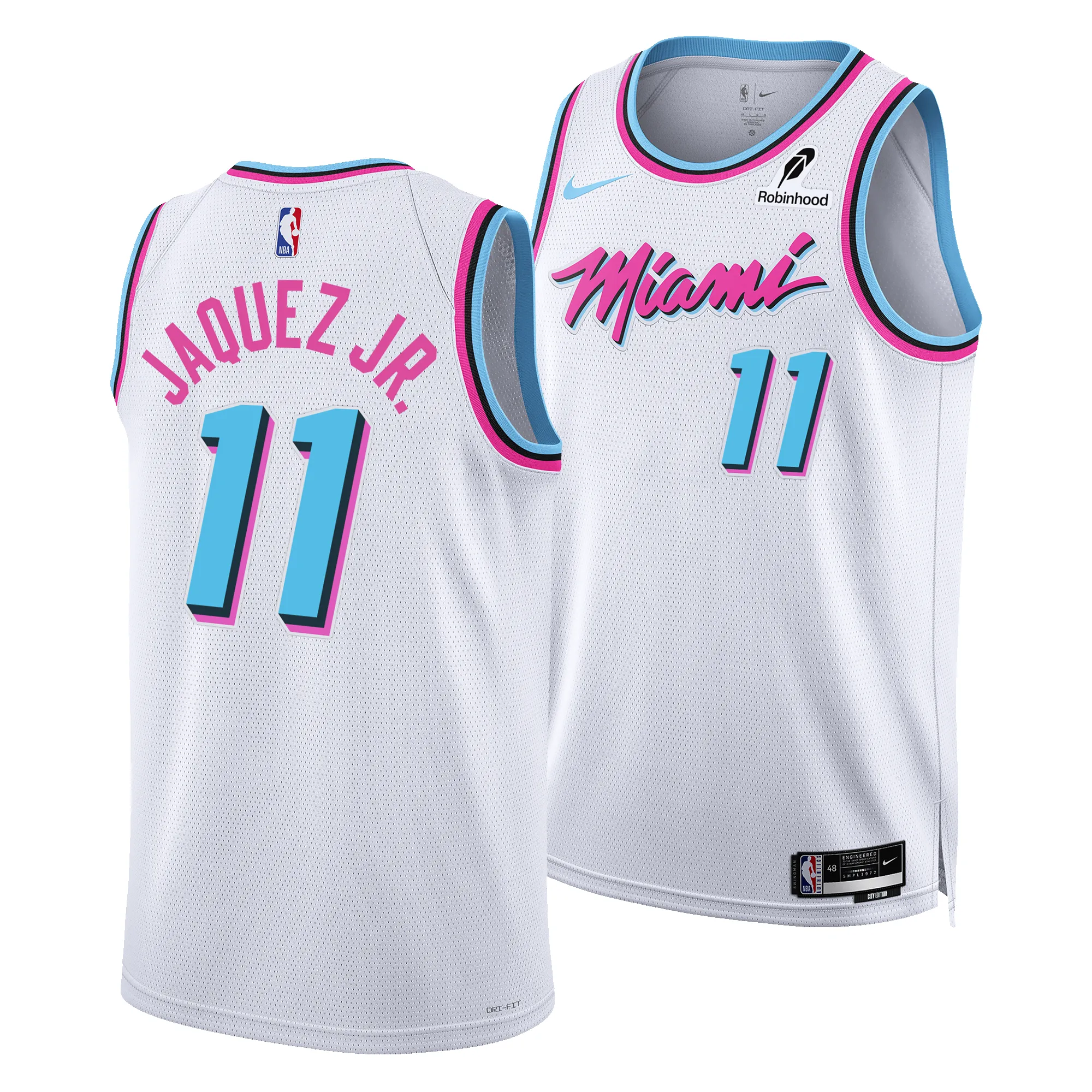 Jaime Jaquez Jr. Nike Original Vice Swingman Jersey sold by Miami Heat Store product image thumbnail 3