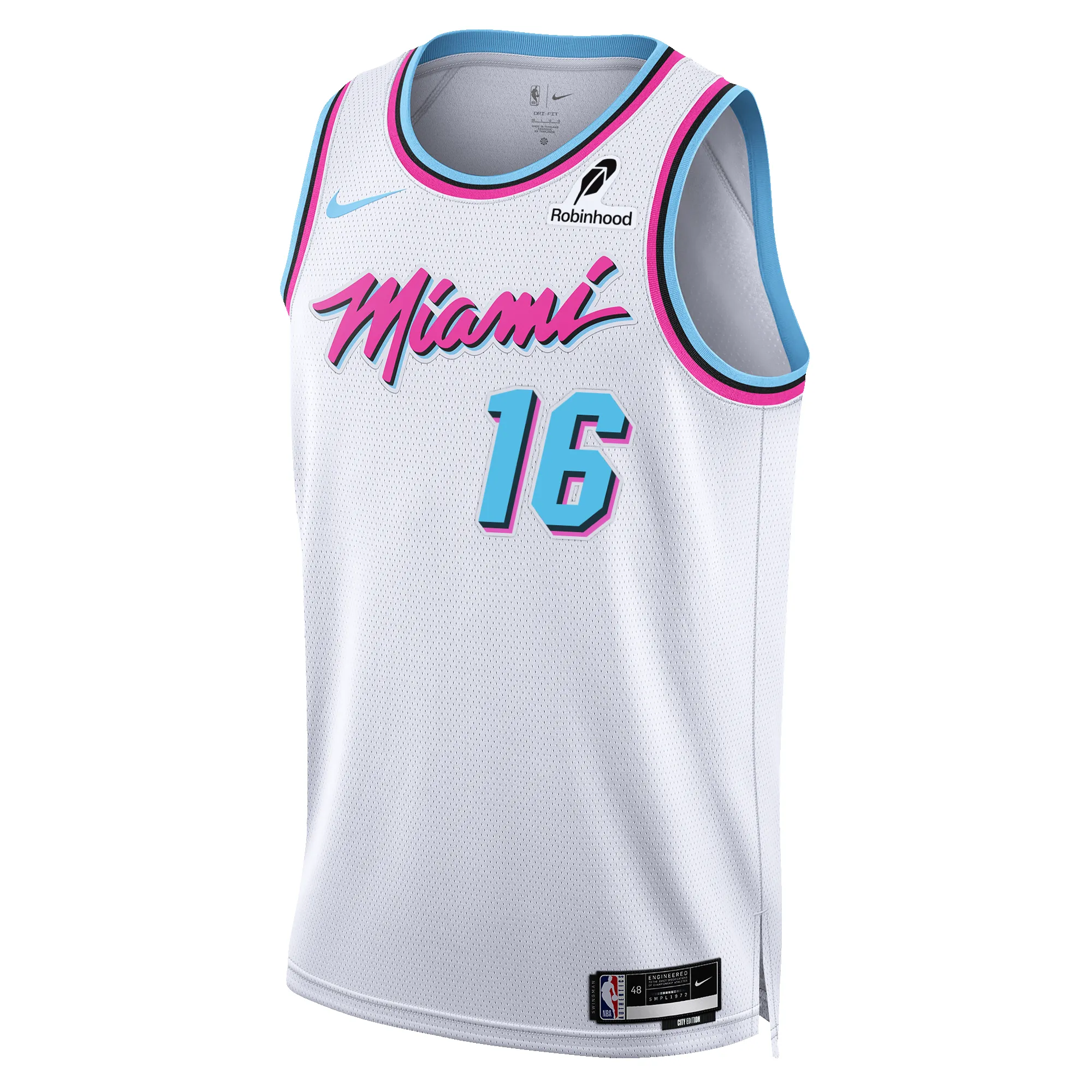 Keshad Johnson Nike Original Vice Swingman Jersey sold by Miami Heat Store