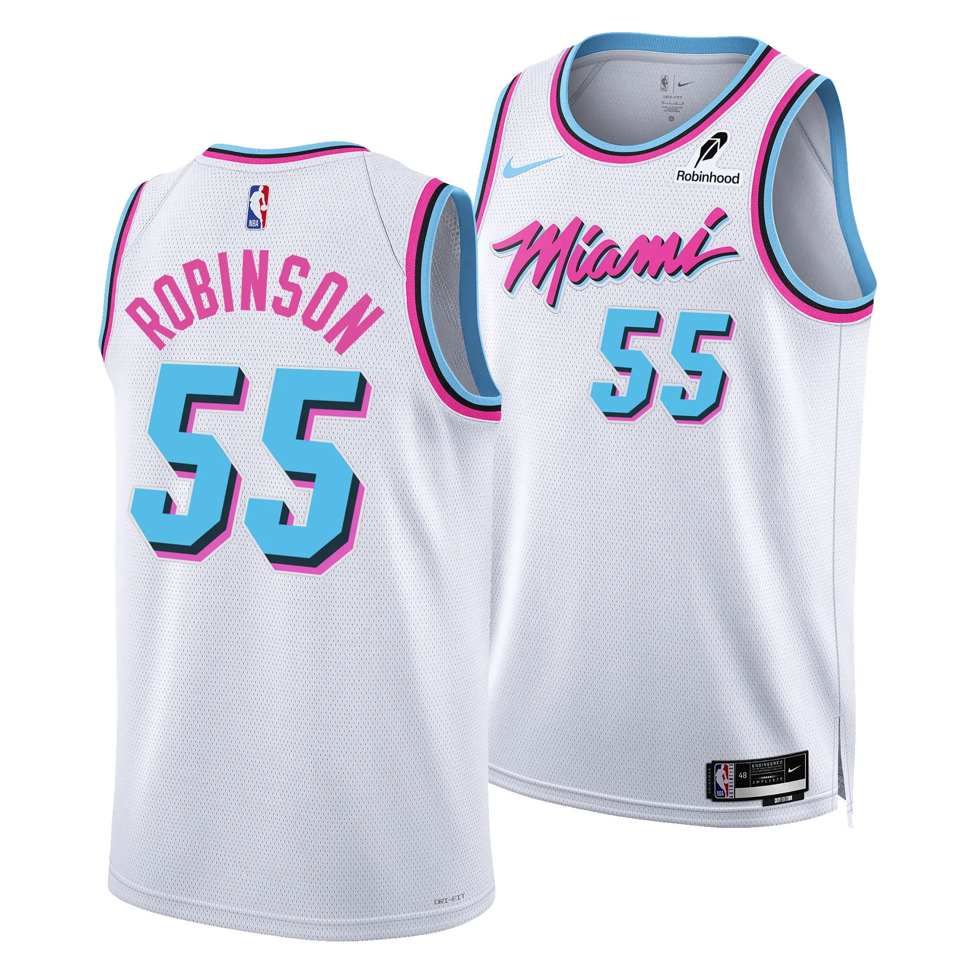 Duncan Robinson Nike Original Vice Swingman Jersey sold by Miami Heat Store product image thumbnail 3