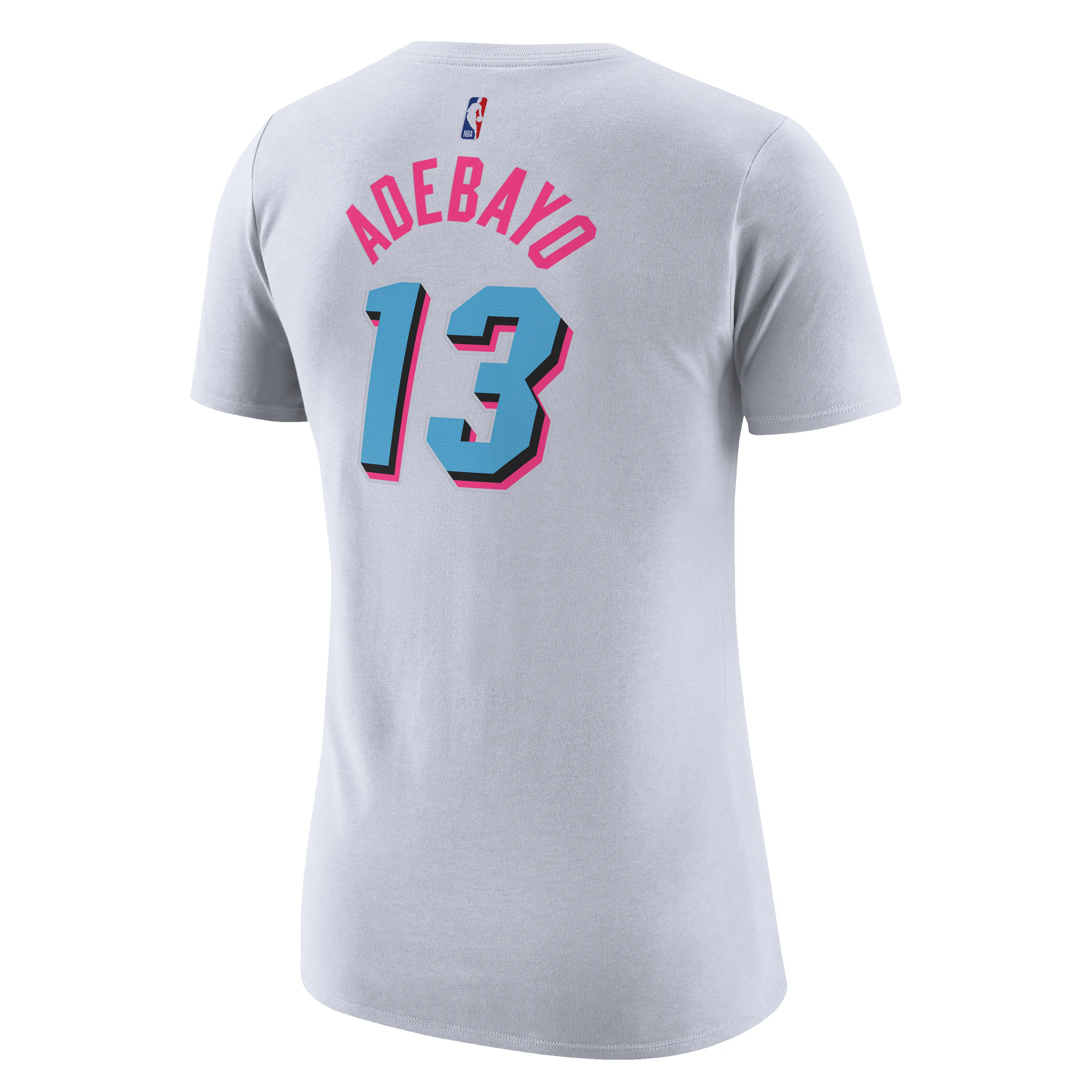 Bam Adebayo Nike Original Vice Name & Number Women's Tee sold by Miami Heat Store product image thumbnail 2