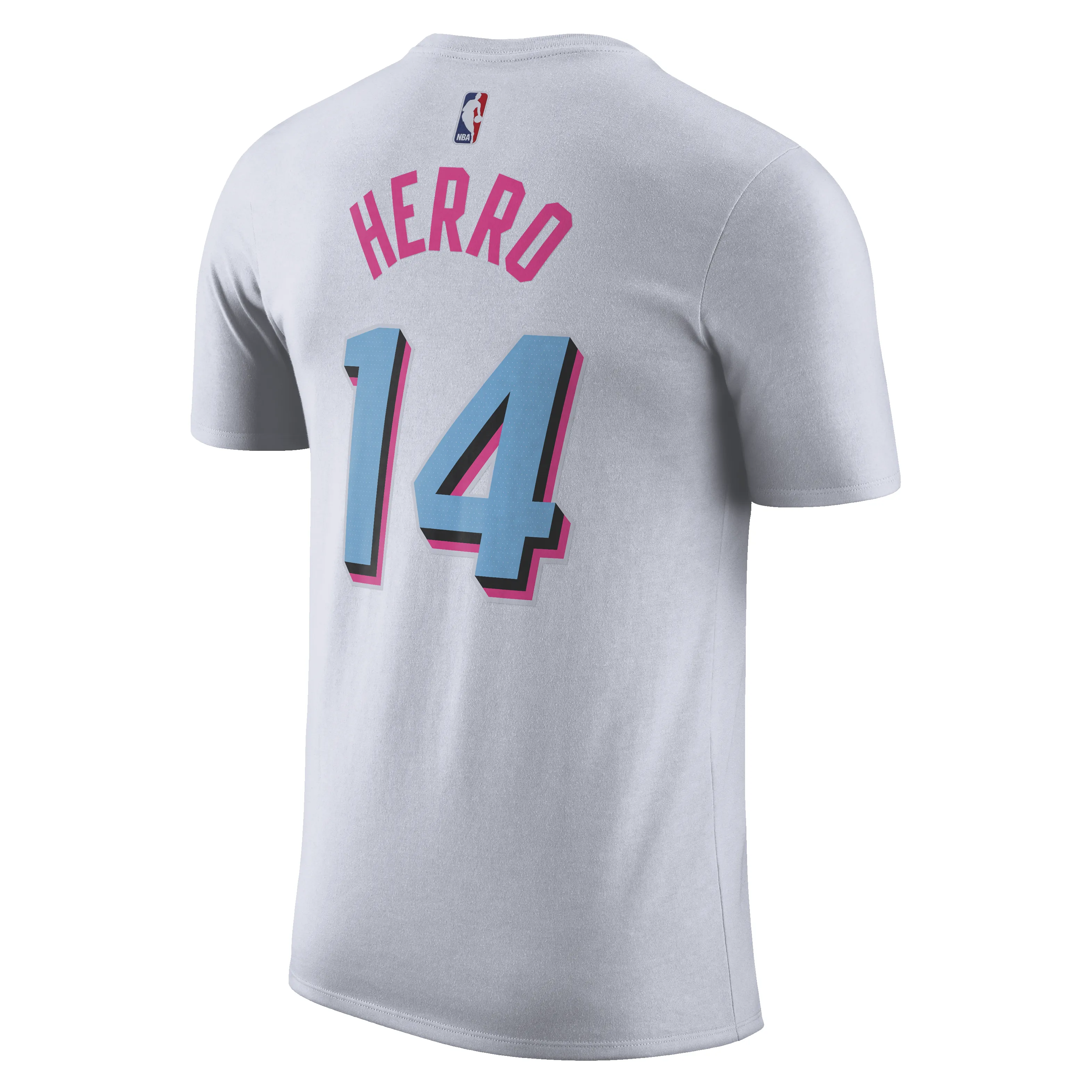 Tyler Herro Nike Original Vice Name & Number Tee sold by Miami Heat Store product image thumbnail 2