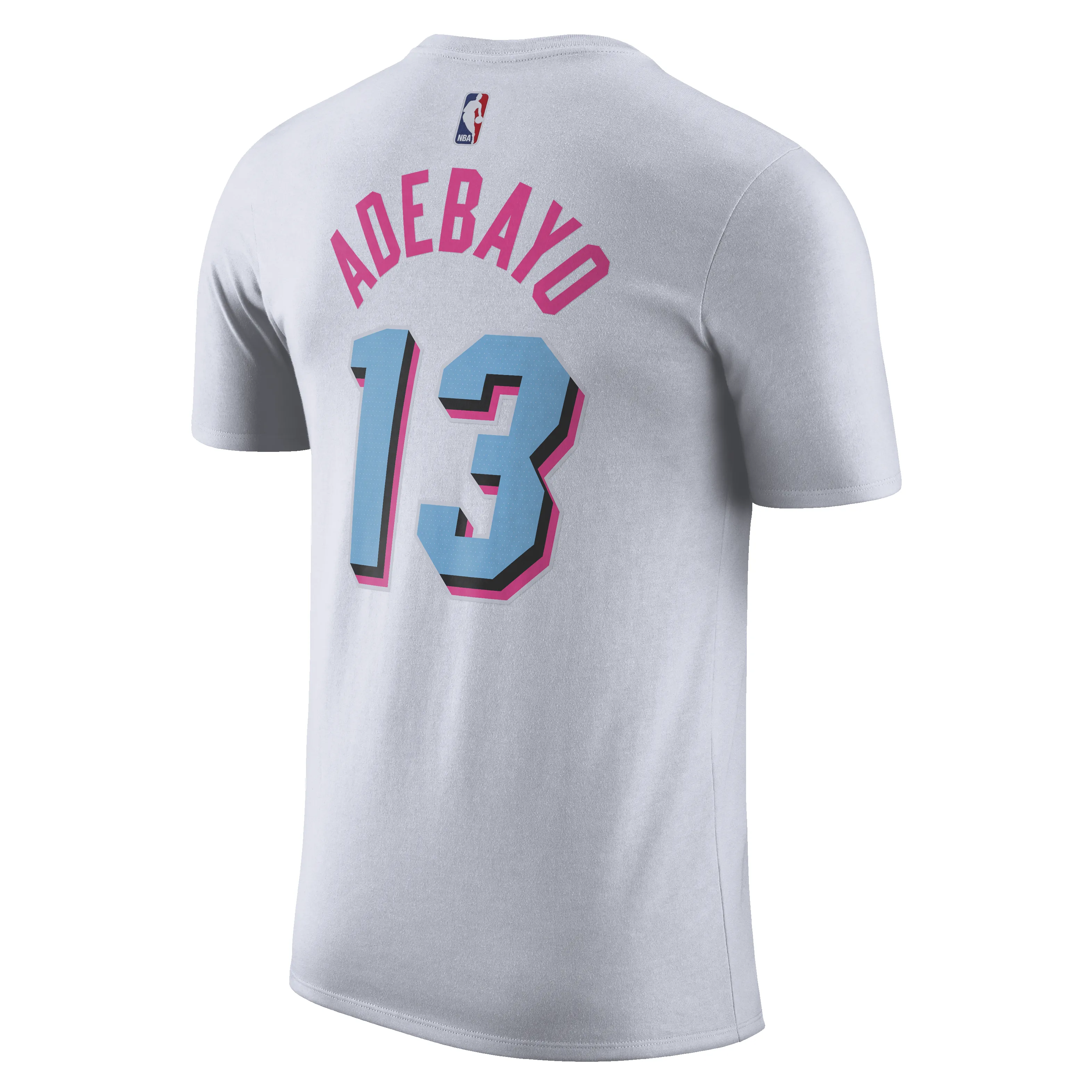 Bam Adebayo Nike Original Vice Name & Number Tee sold by Miami Heat Store product image thumbnail 2