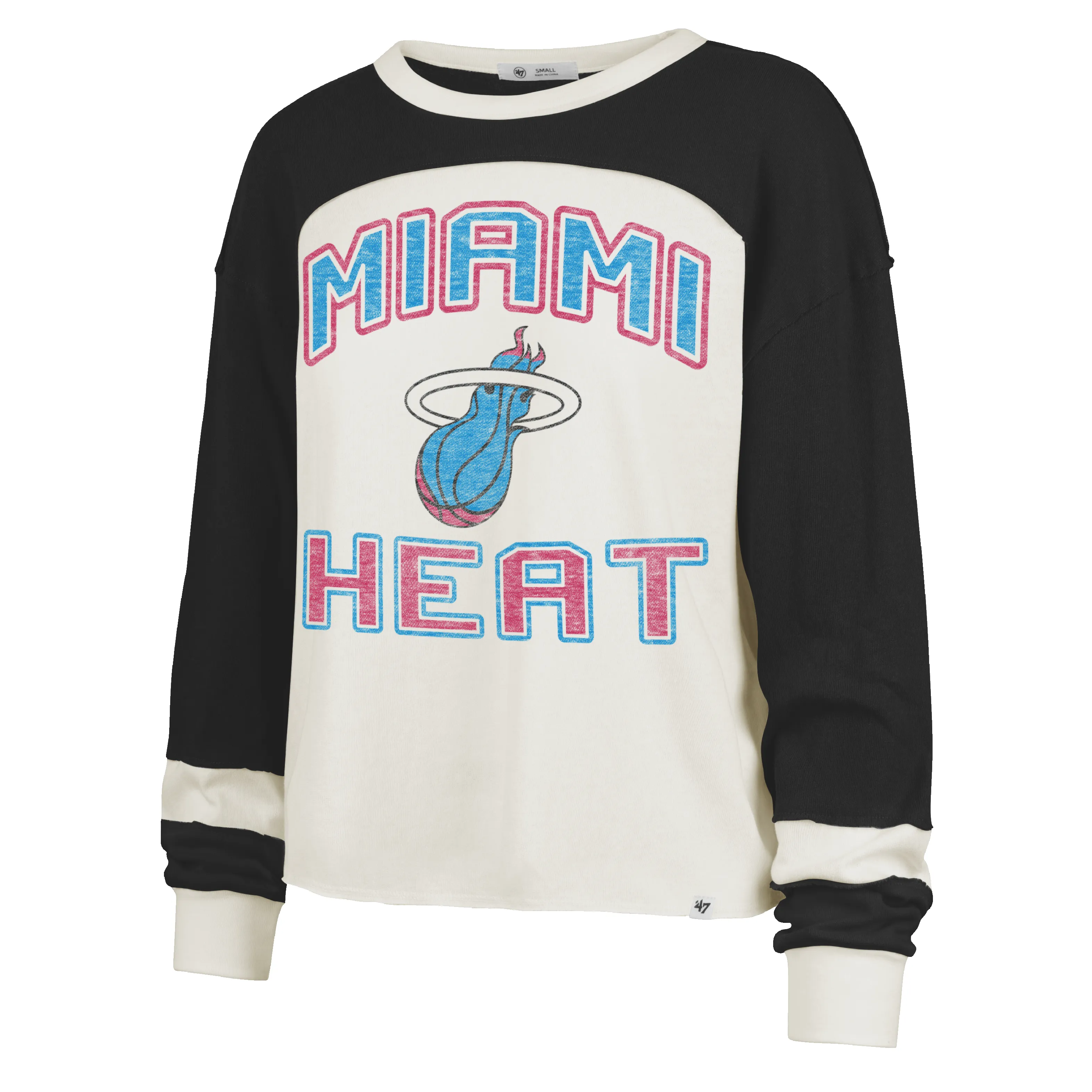 '47 Brand Miami HEAT Original Vice Women's Long Sleeve Tee sold by Miami Heat Store product image thumbnail 5