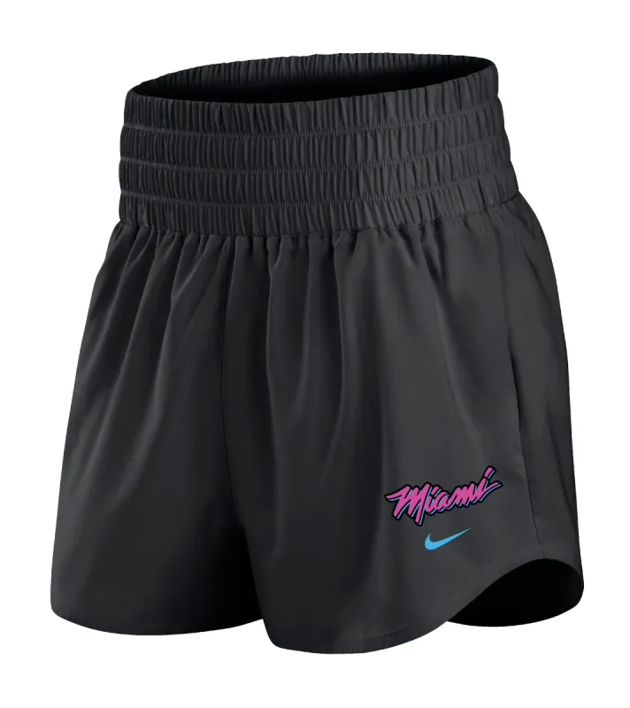 Nike Miami HEAT Original Vice Women's High-Waisted Shorts sold by Miami Heat Store