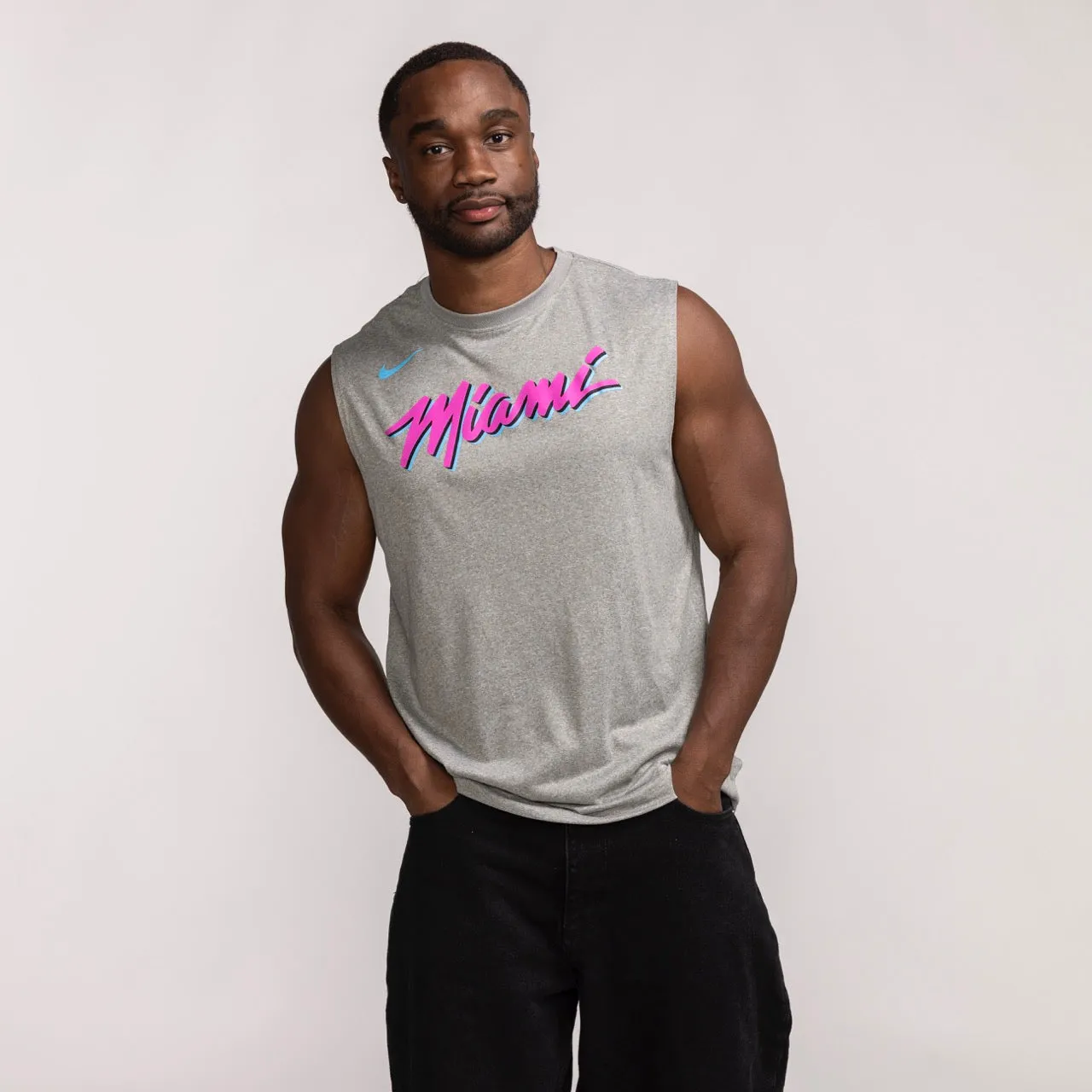 Nike Miami HEAT Original Vice Wordmark Tank sold by Miami Heat Store