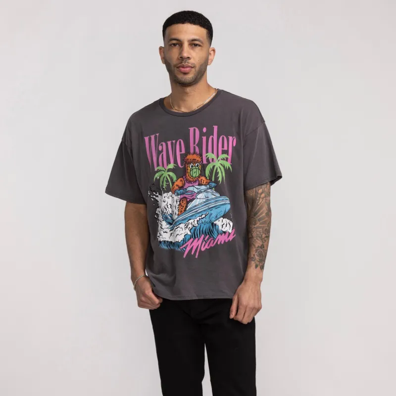 Court Culture Wave Rider Oversized Unisex Tee sold by Miami Heat Store