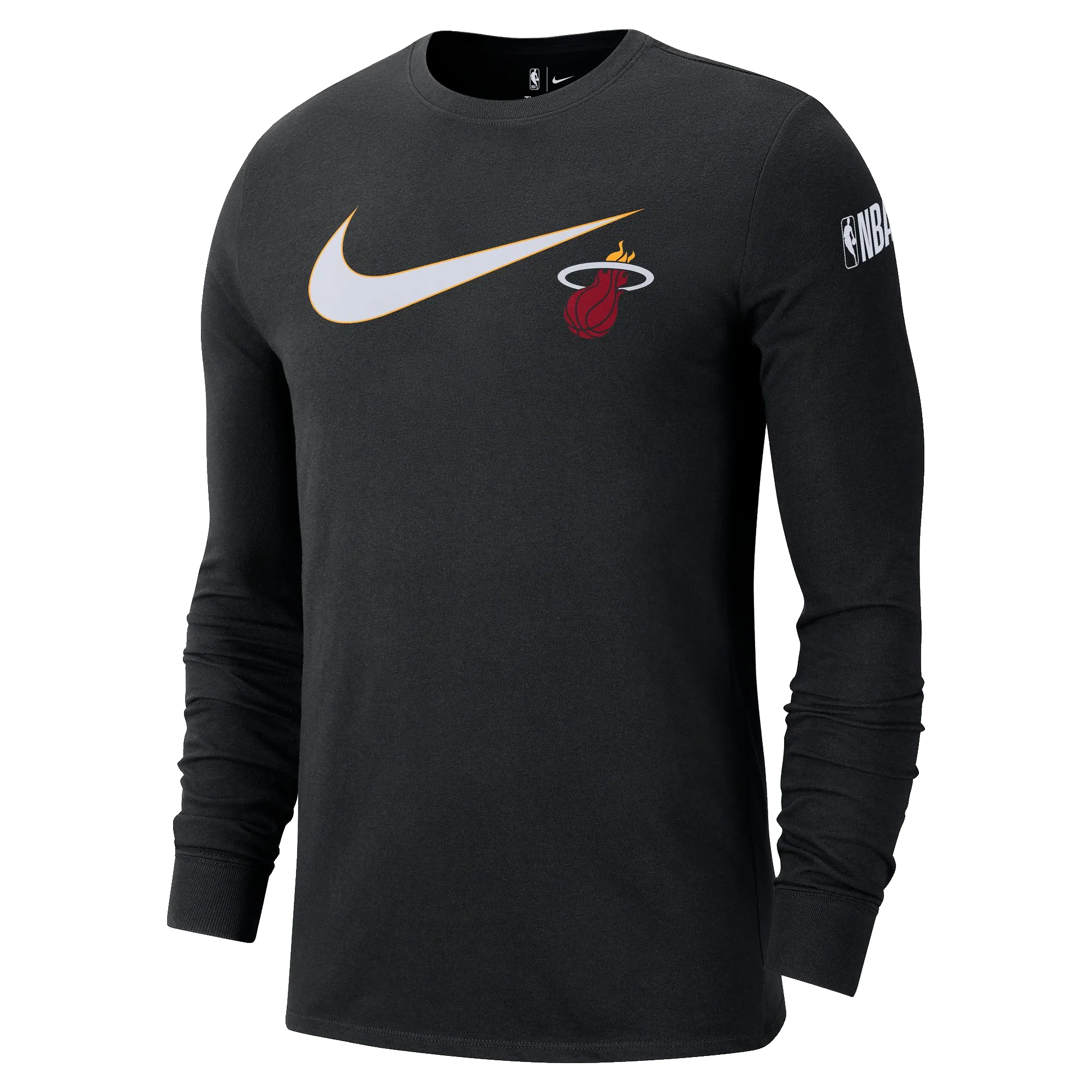 Nike Miami HEAT Swoosh Long Sleeve Tee sold by Miami Heat Store