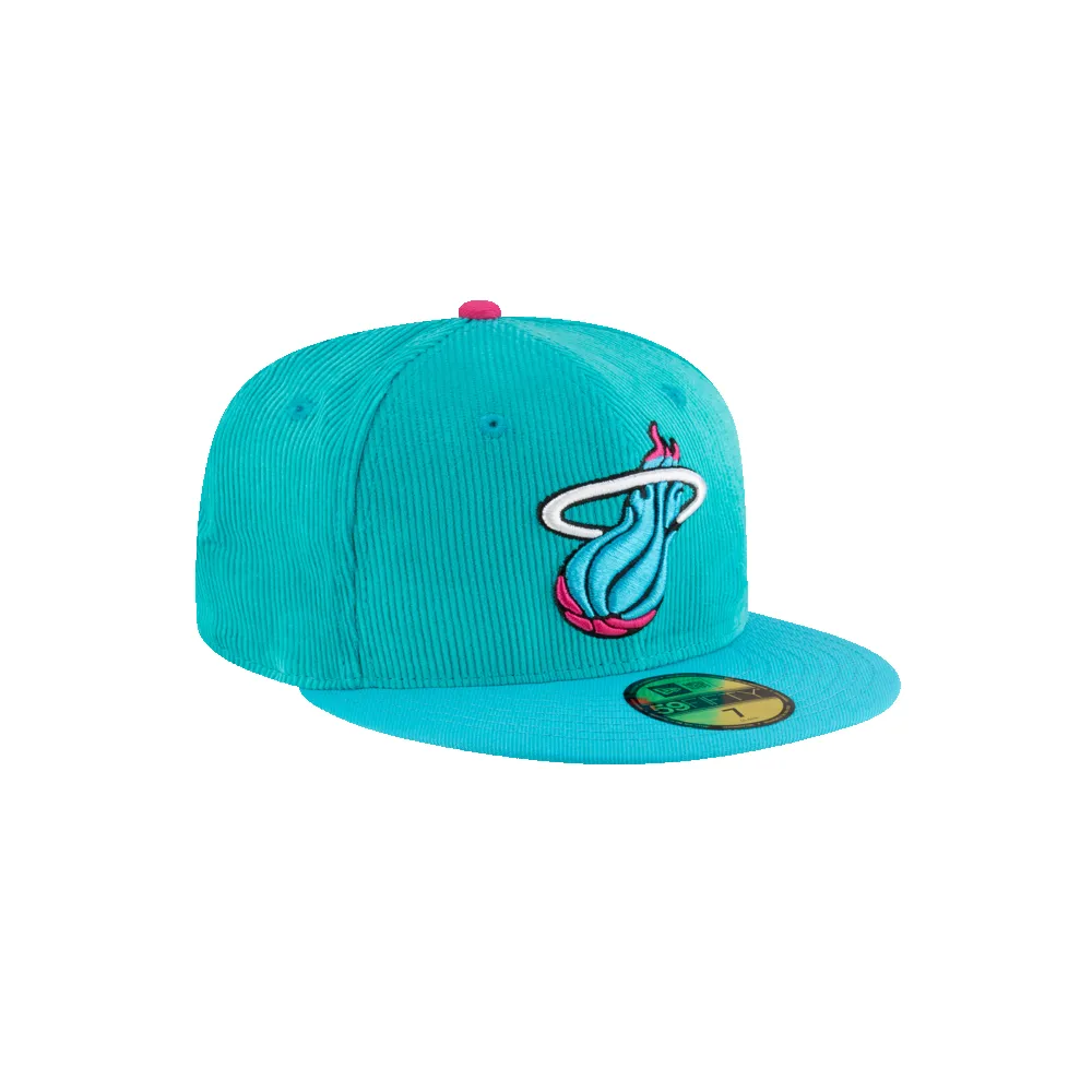 Court Culture Original Vice "Blue on Blue" Fitted Hat sold by Miami Heat Store product image thumbnail 5