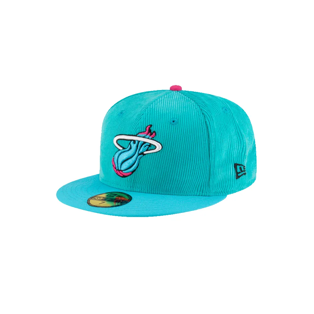 Court Culture Original Vice "Blue on Blue" Fitted Hat sold by Miami Heat Store product image thumbnail 3