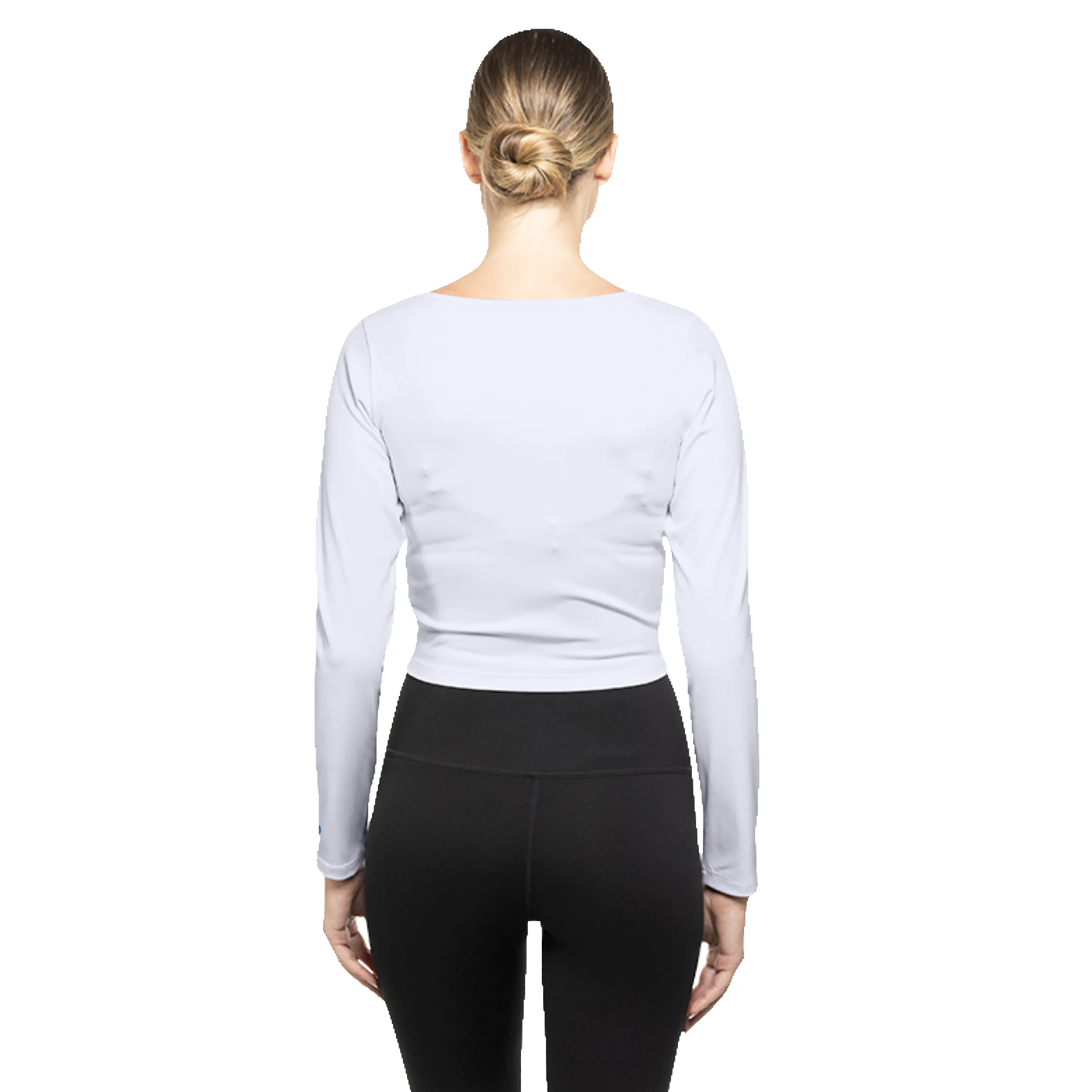 New Era Miami HEAT Original Vice Long Sleeve Cropped Tee sold by Miami Heat Store product image thumbnail 2