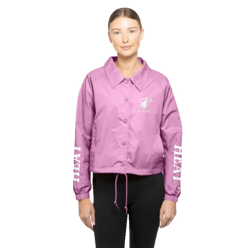 New Era Miami HEAT Original Vice Cropped Jacket sold by Miami Heat Store