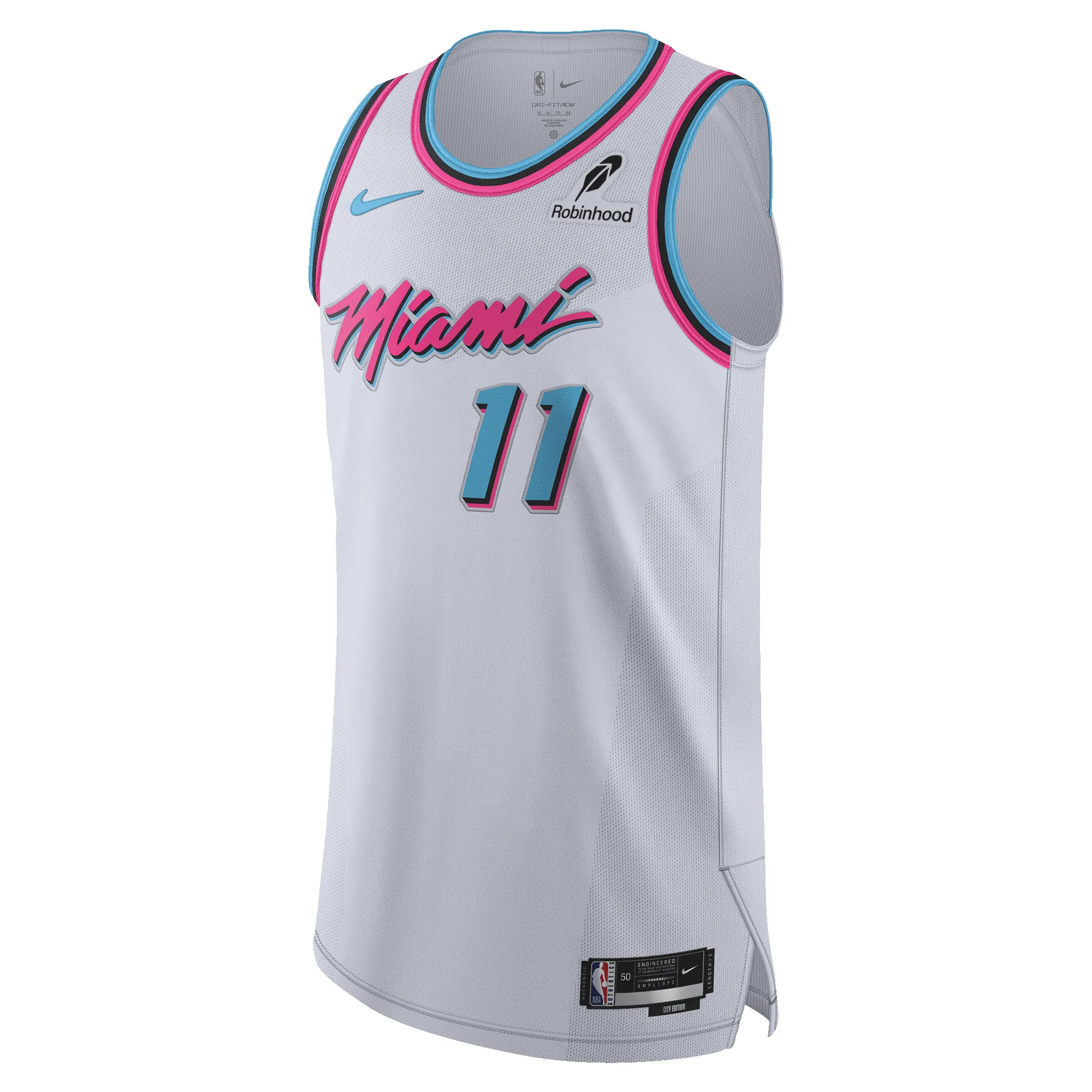 Jaime Jaquez Jr. Nike Original Vice Authentic Jersey sold by Miami Heat Store