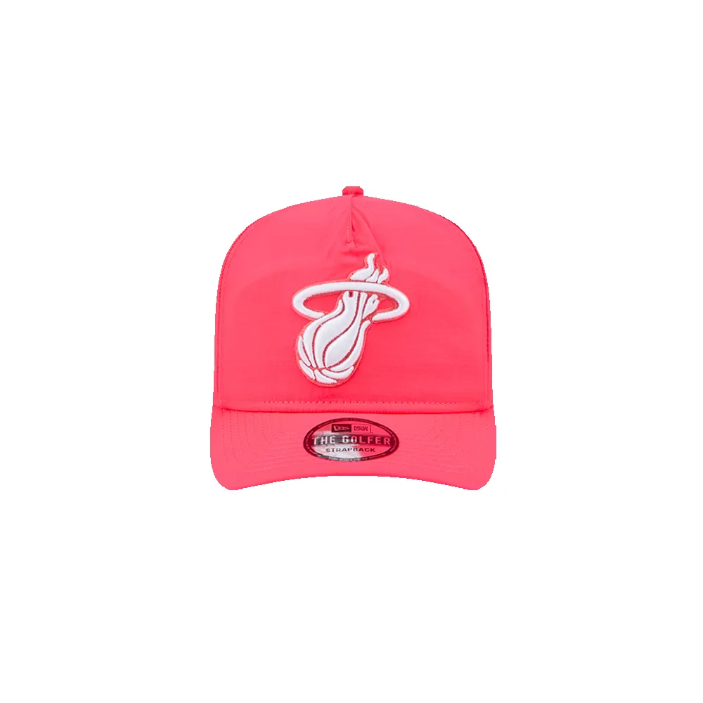 New Era Miami HEAT Pink Strapback Golfer sold by Miami Heat Store