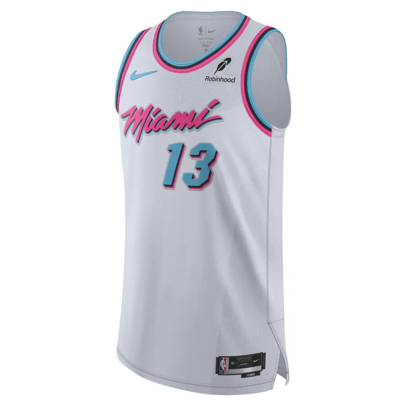 Bam Adebayo Nike Original Vice Authentic Jersey sold by Miami Heat Store