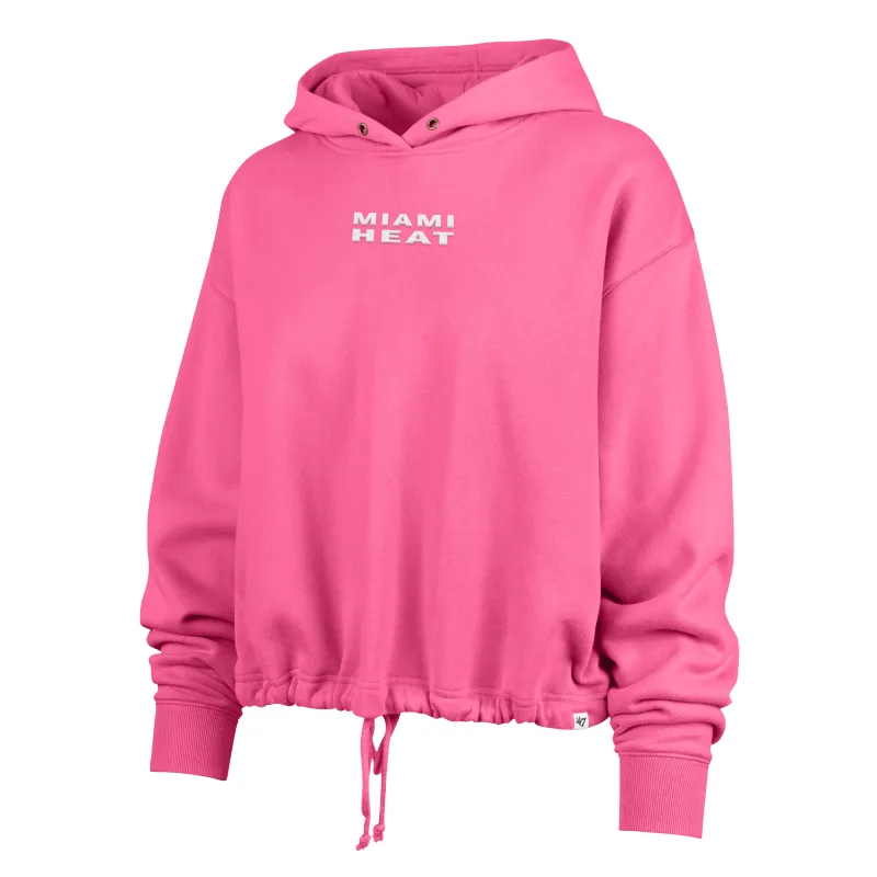 '47 Brand Miami HEAT Original Vice Cropped Hoodie sold by Miami Heat Store