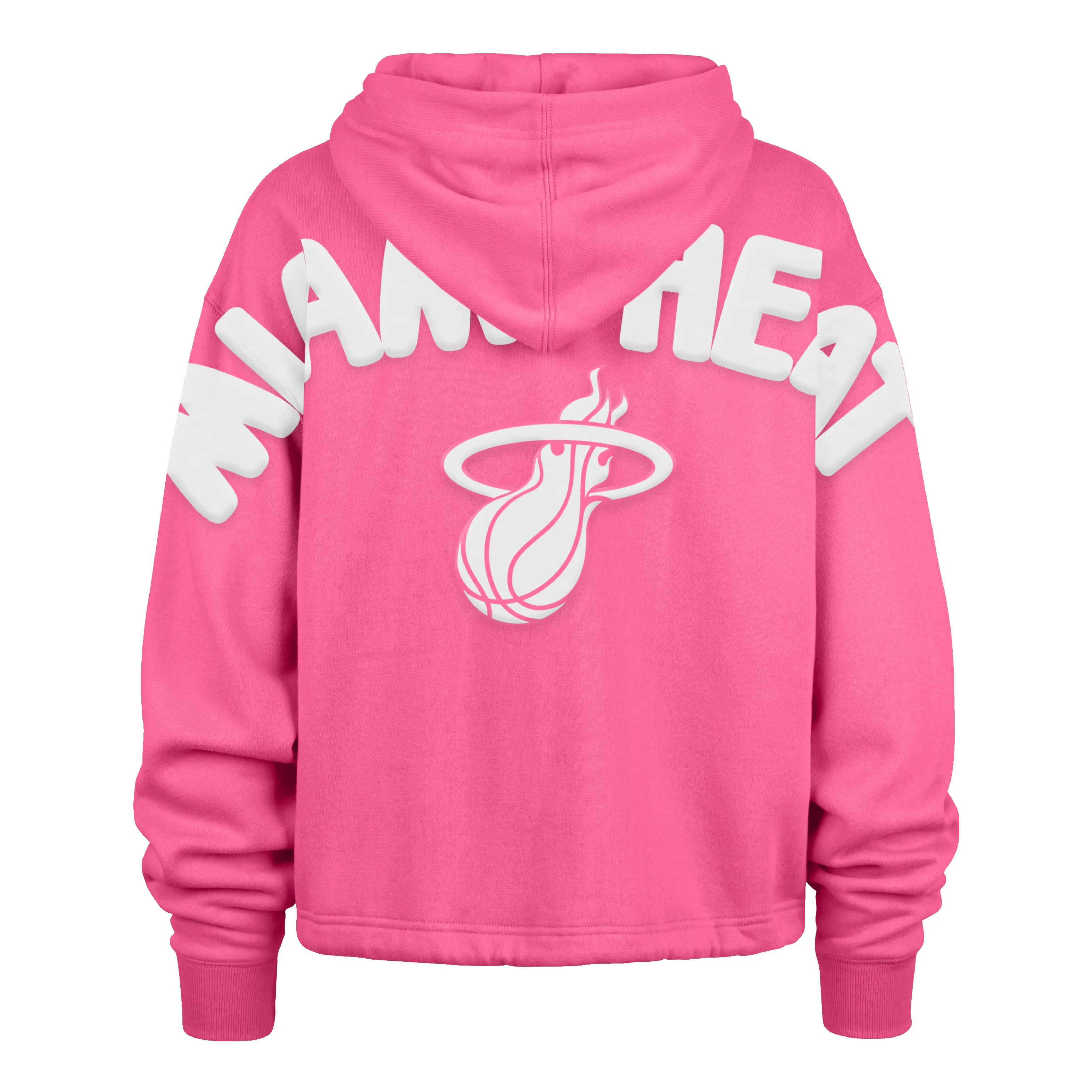 '47 Brand Miami HEAT Original Vice Cropped Hoodie sold by Miami Heat Store product image thumbnail 2