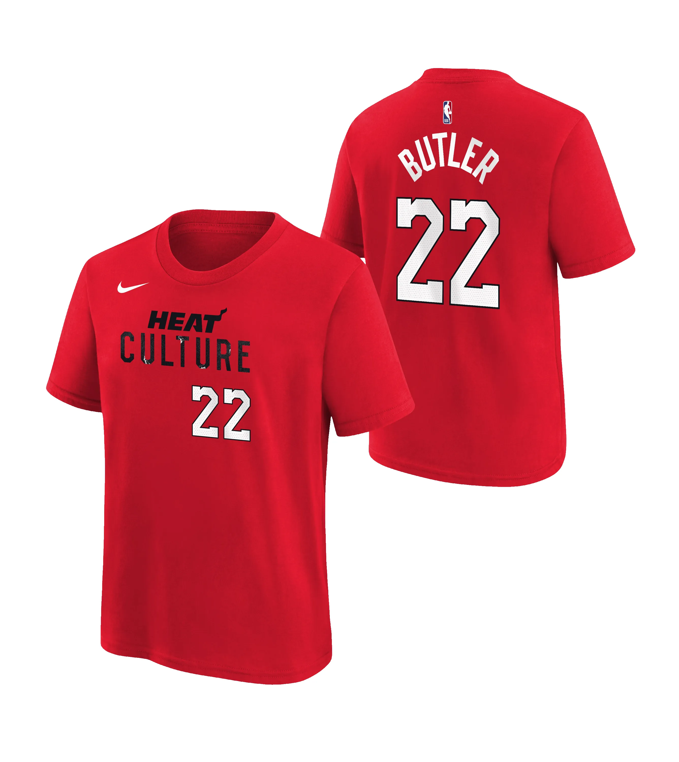 Jimmy Butler Nike HEAT Culture: Blood Red Name & Number Youth Tee sold by Miami Heat Store product image thumbnail 3