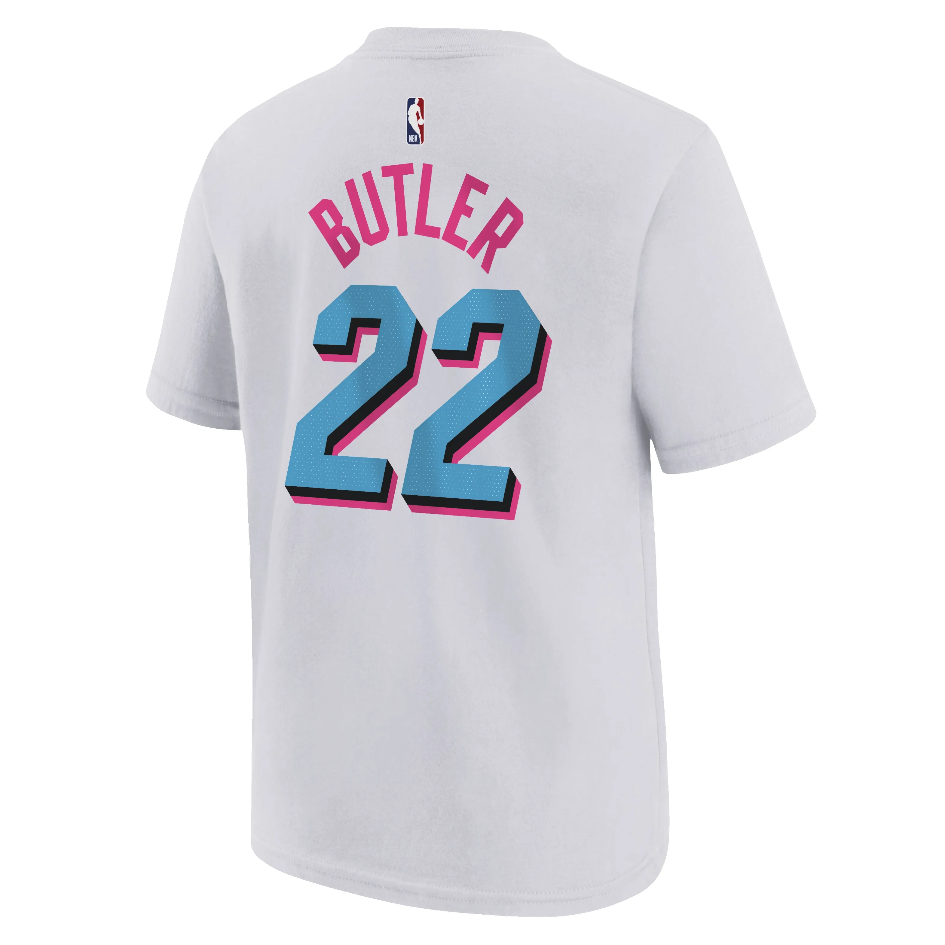 Jimmy Butler Nike Original Vice Name & Number Youth Tee sold by Miami Heat Store product image thumbnail 2
