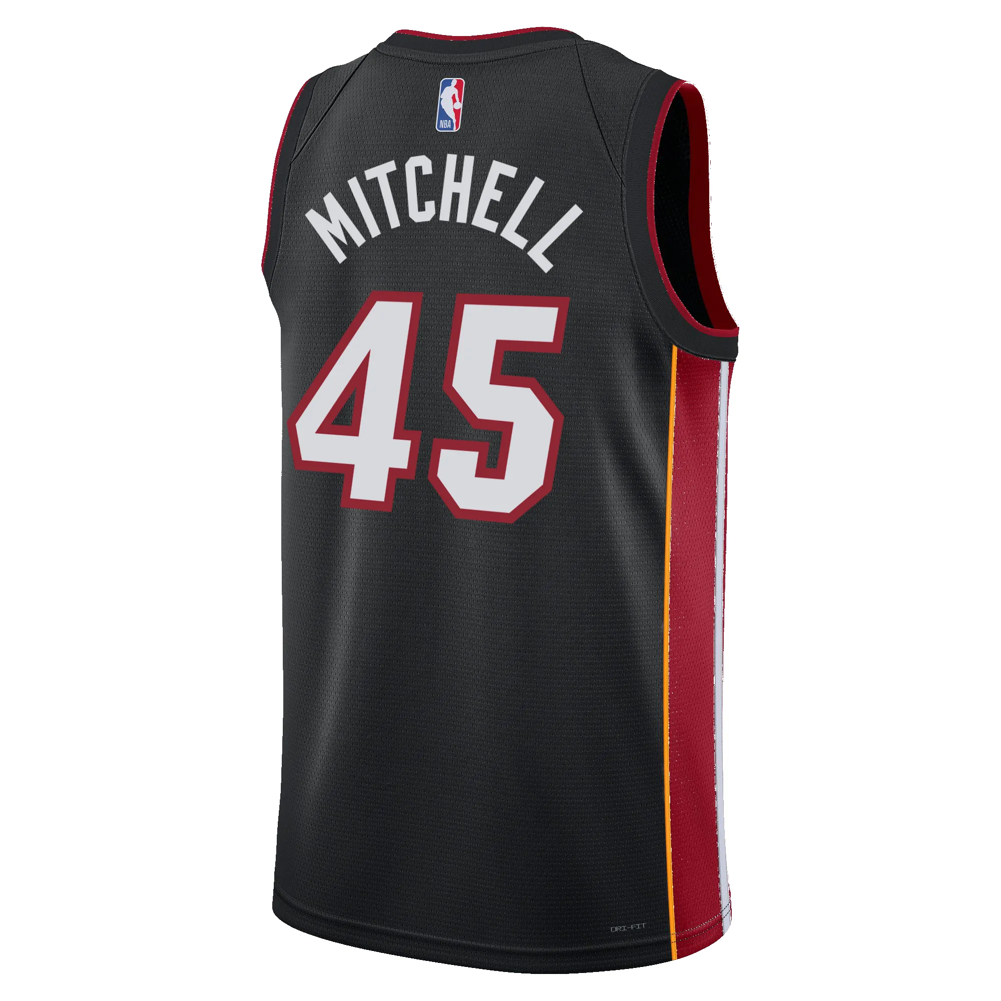 Davion Mitchell Nike Miami HEAT Icon Black Youth Swingman Jersey sold by Miami Heat Store product image thumbnail 2