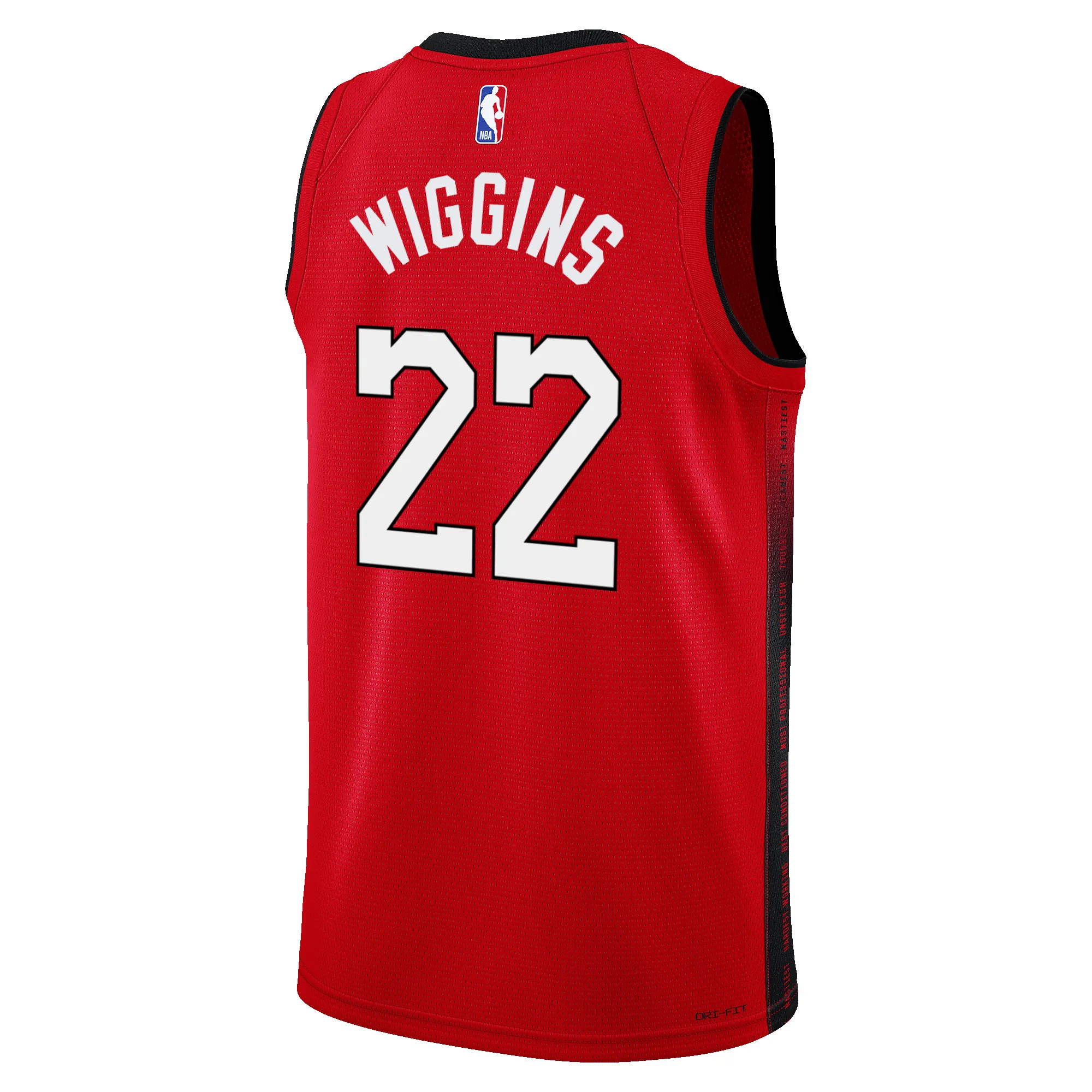 Andrew Wiggins Nike HEAT Culture: Blood Red Youth Swingman Jersey sold by Miami Heat Store product image thumbnail 2