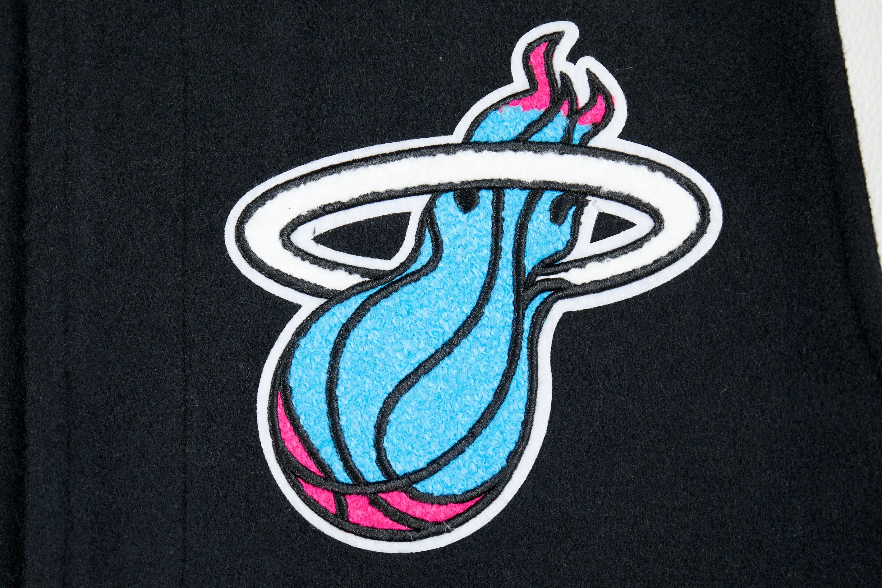 Pro Standard Miami HEAT Original Vice Youth Varsity Jacket sold by Miami Heat Store product image thumbnail 4