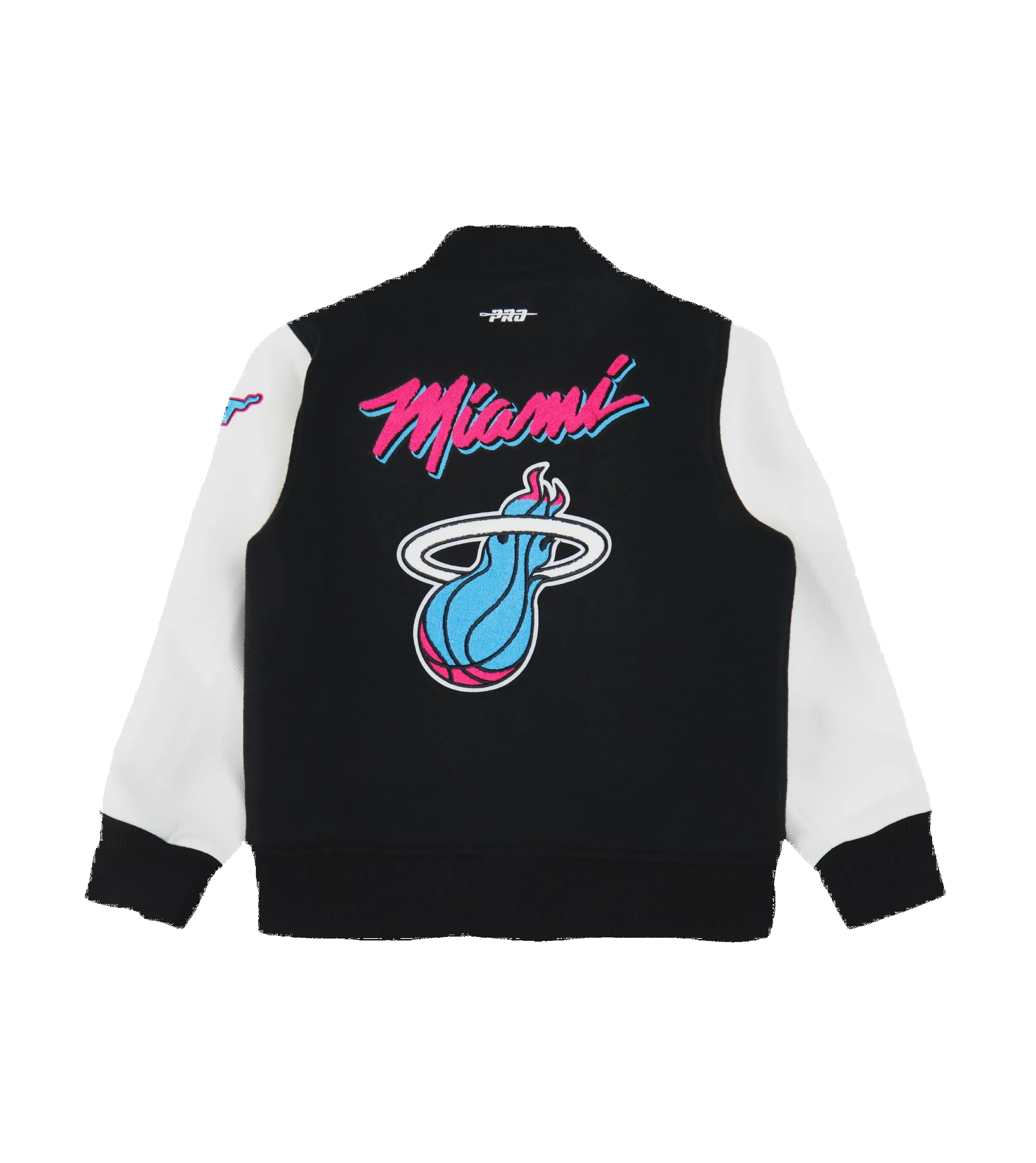 Pro Standard Miami HEAT Original Vice Youth Varsity Jacket sold by Miami Heat Store product image thumbnail 2