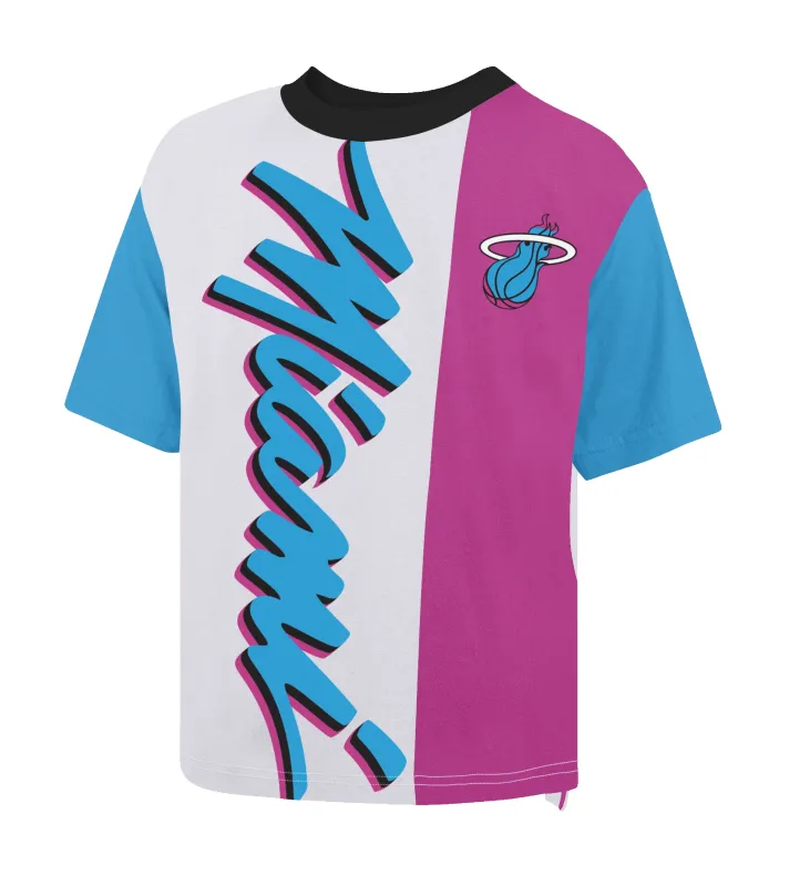 Court Culture Original Vice "Blue and Pink" Girls Tee sold by Miami Heat Store