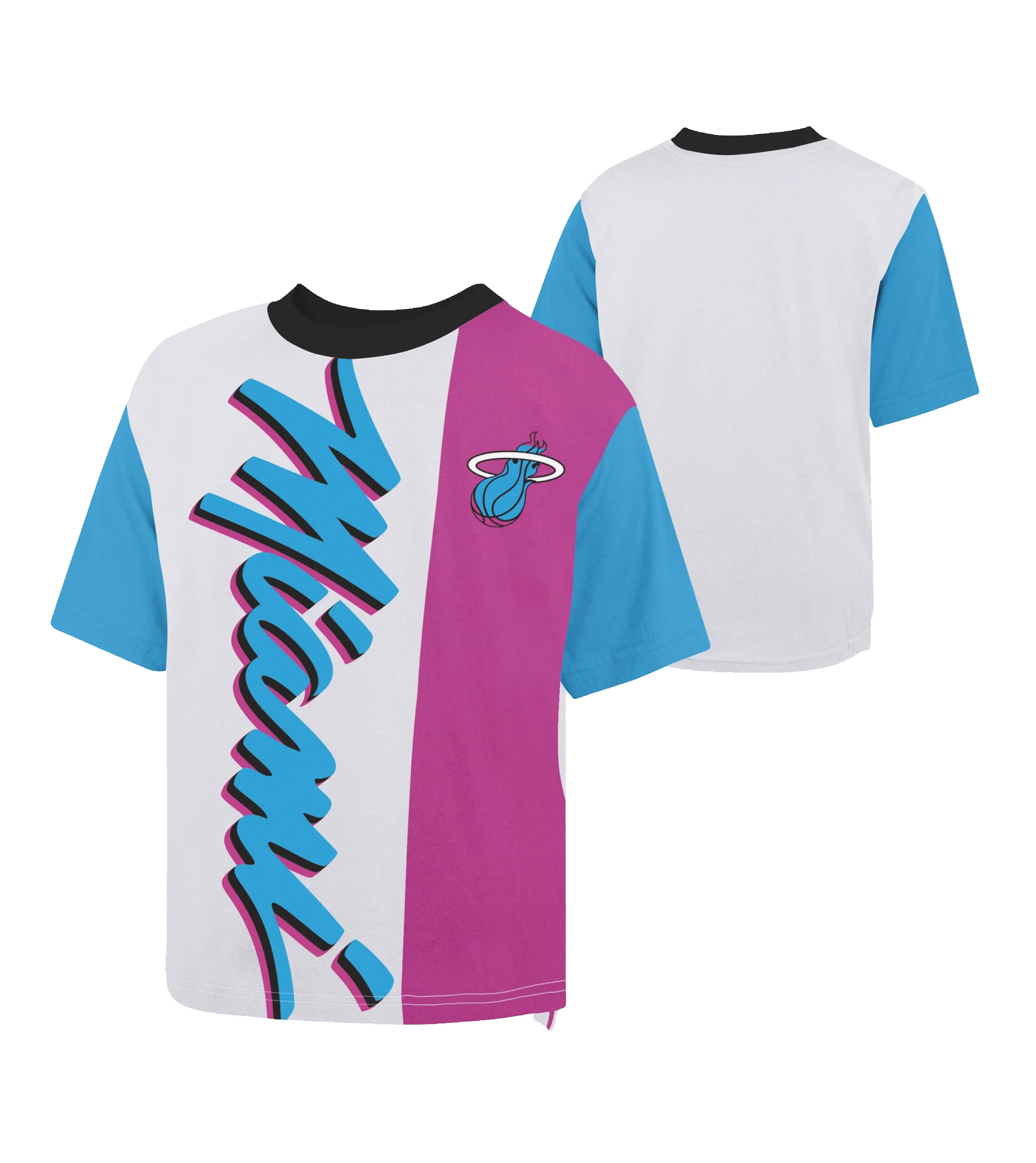 Court Culture Original Vice "Blue and Pink" Girls Tee sold by Miami Heat Store product image thumbnail 3