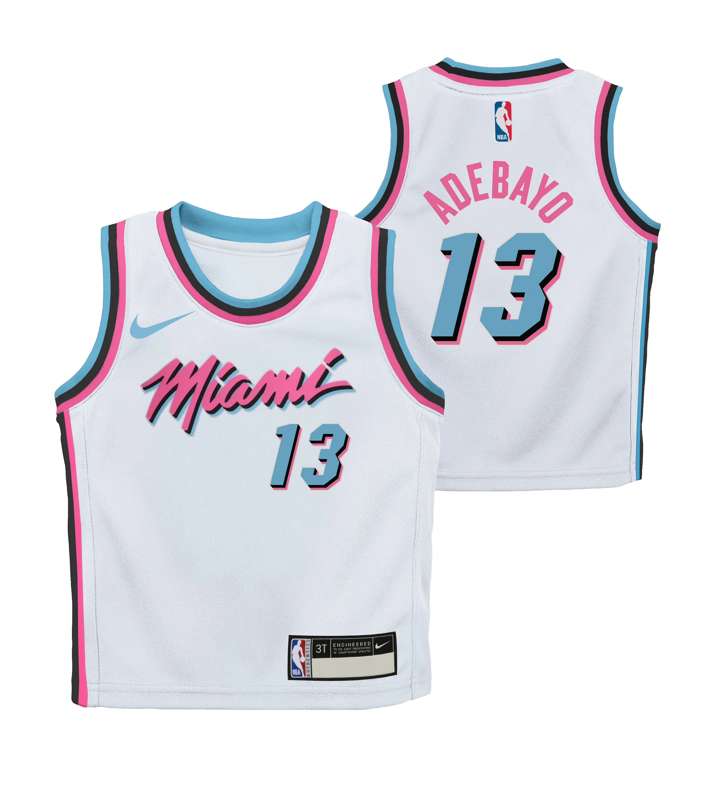 Bam Adebayo Nike Original Vice Infant Jersey sold by Miami Heat Store product image thumbnail 3
