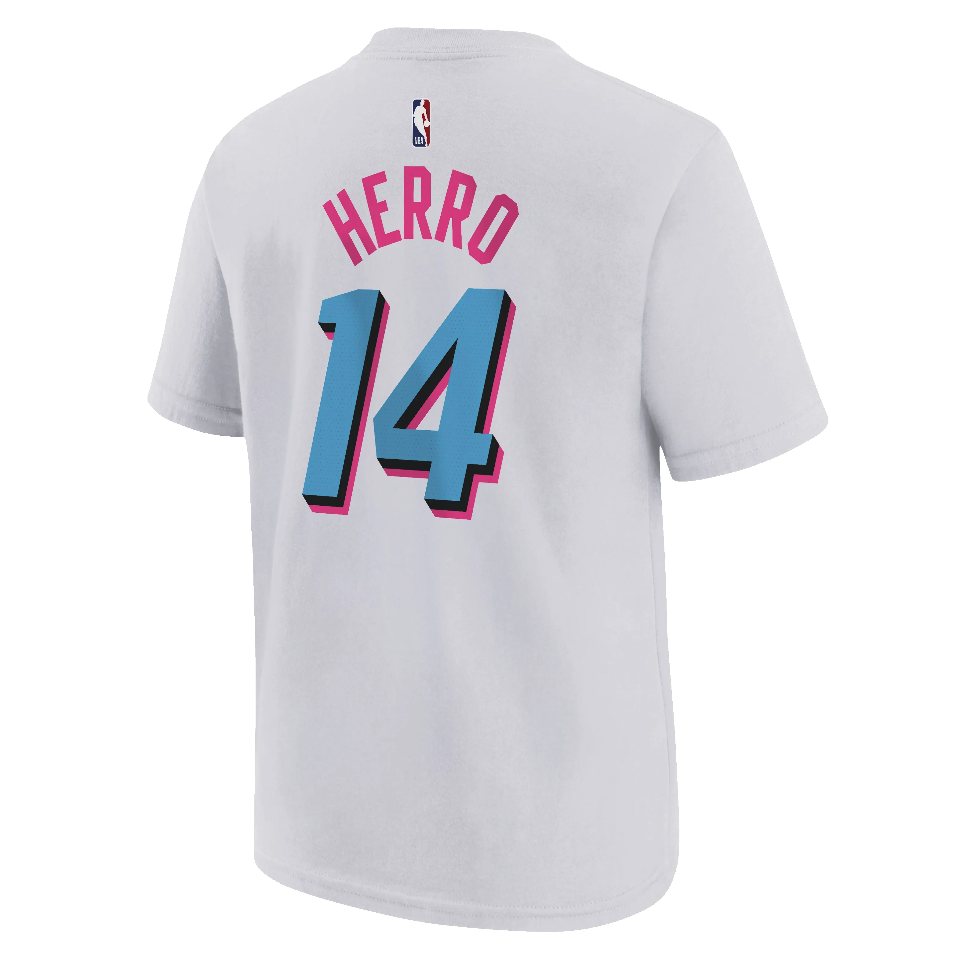 Tyler Herro Nike Original Vice Name & Number Youth Tee sold by Miami Heat Store product image thumbnail 2