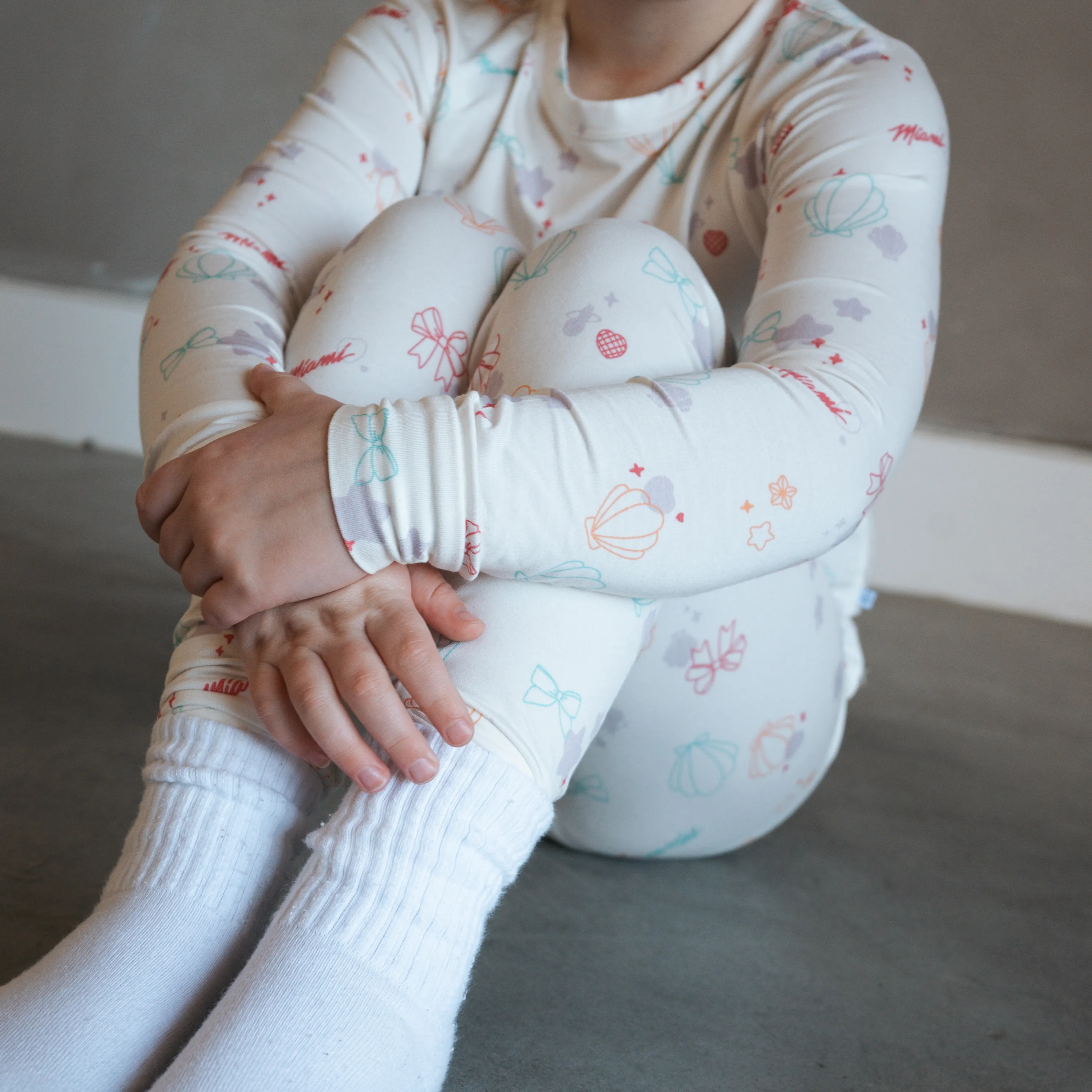 Court Culture x Everyday Leisure Neon Dreams 2-Piece PJ Set sold by Miami Heat Store product image thumbnail 5