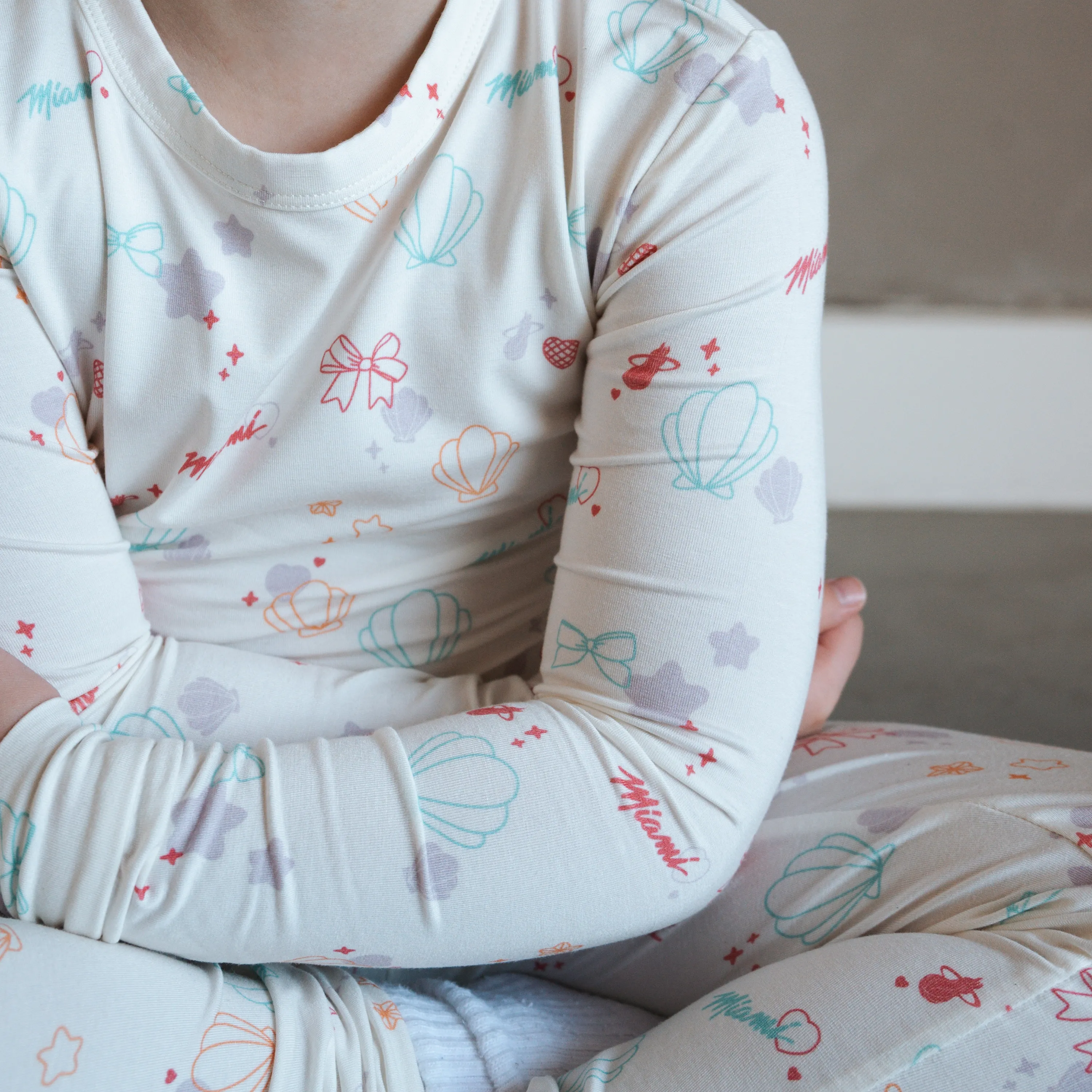 Court Culture x Everyday Leisure Neon Dreams 2-Piece PJ Set sold by Miami Heat Store product image thumbnail 4