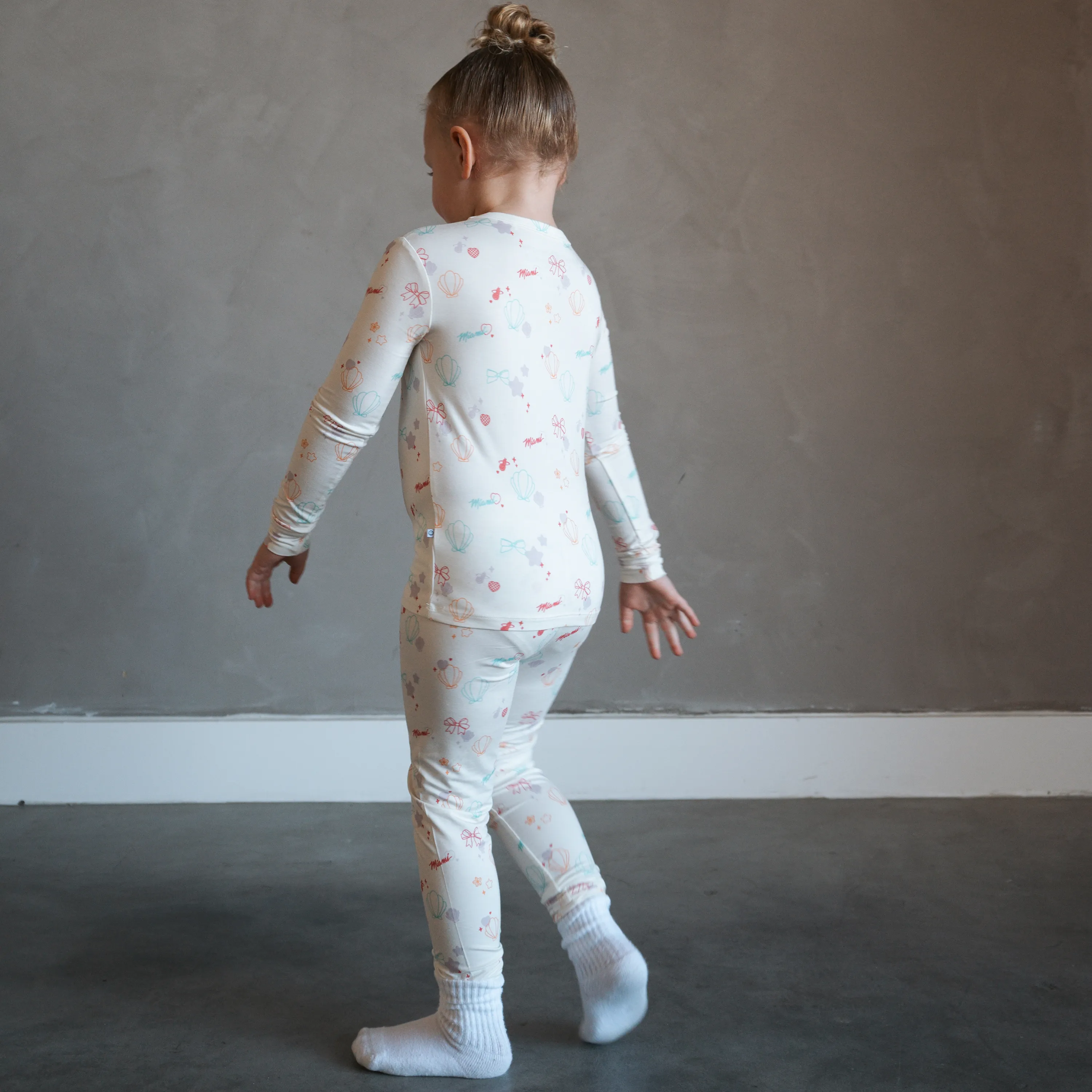 Court Culture x Everyday Leisure Neon Dreams 2-Piece PJ Set sold by Miami Heat Store product image thumbnail 2