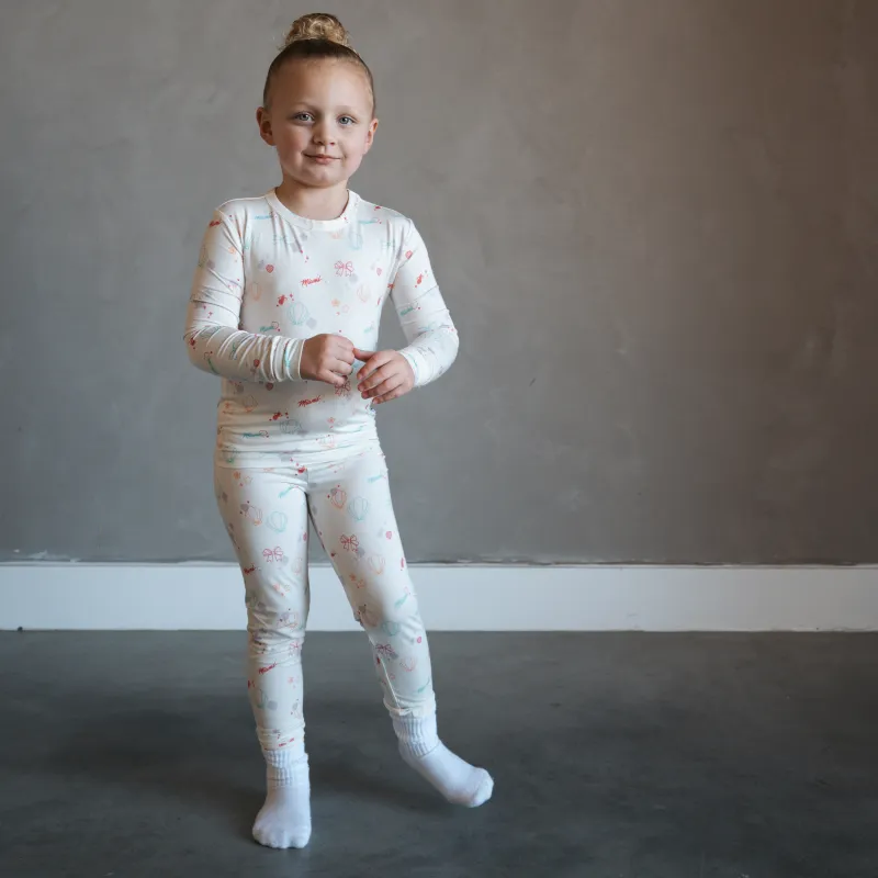 Court Culture x Everyday Leisure Neon Dreams 2-Piece PJ Set sold by Miami Heat Store