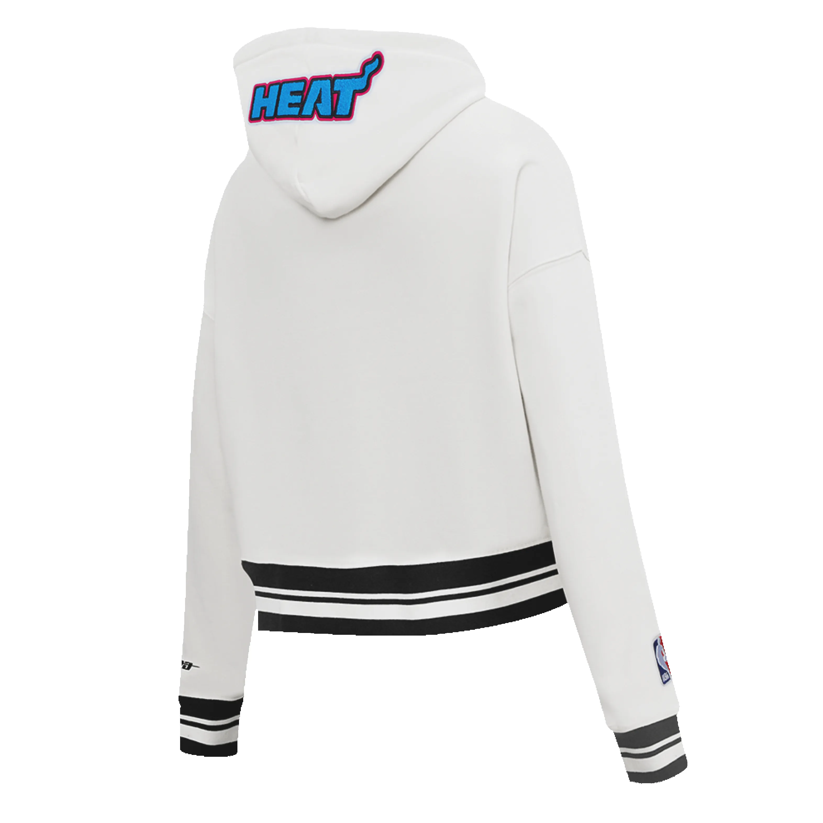 Pro Standard Miami HEAT Original Vice Girls Cropped Hoodie sold by Miami Heat Store product image thumbnail 3