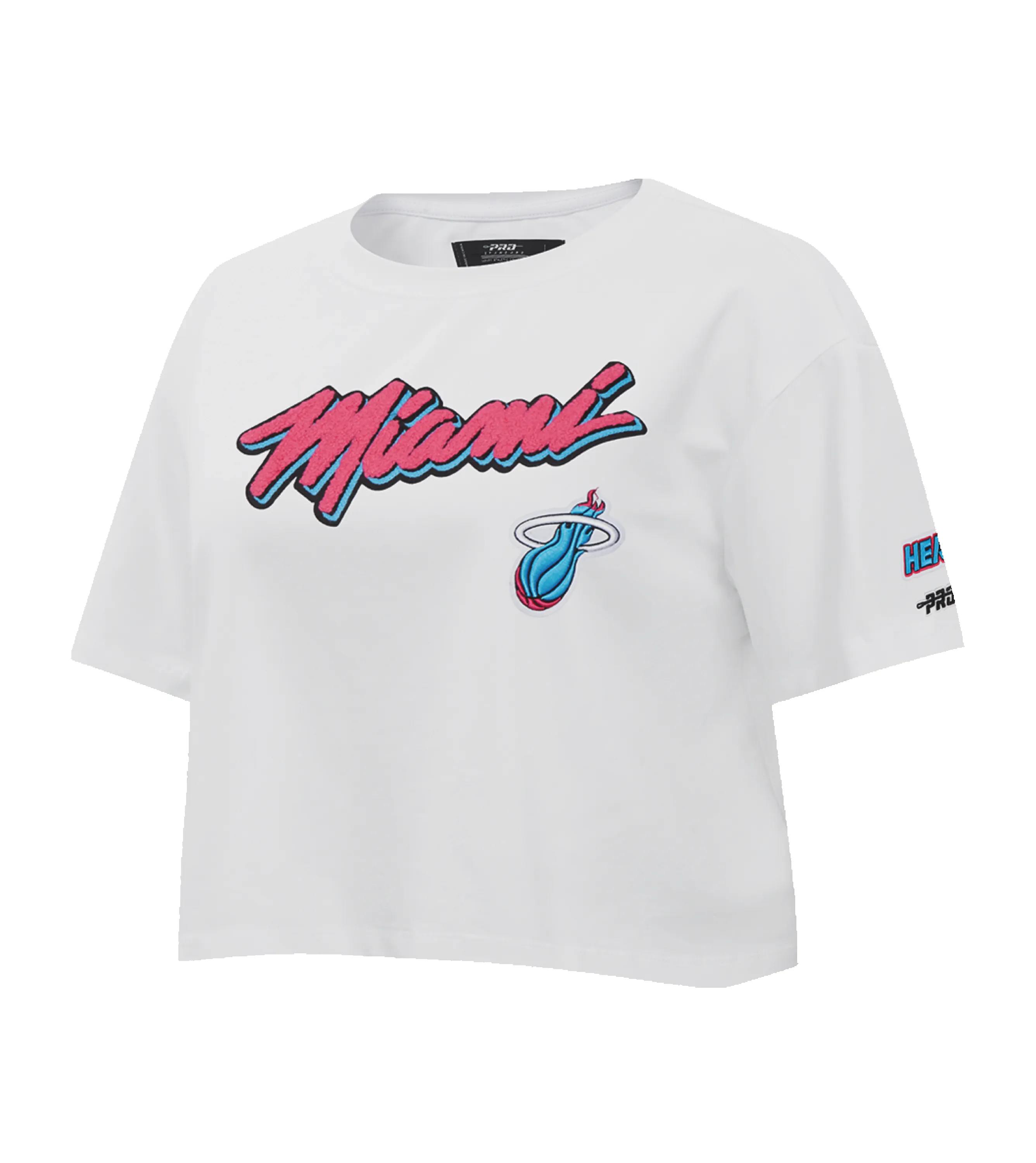 Pro Standard Miami HEAT Original Vice Girls Boxy Crop Tee sold by Miami Heat Store product image thumbnail 3