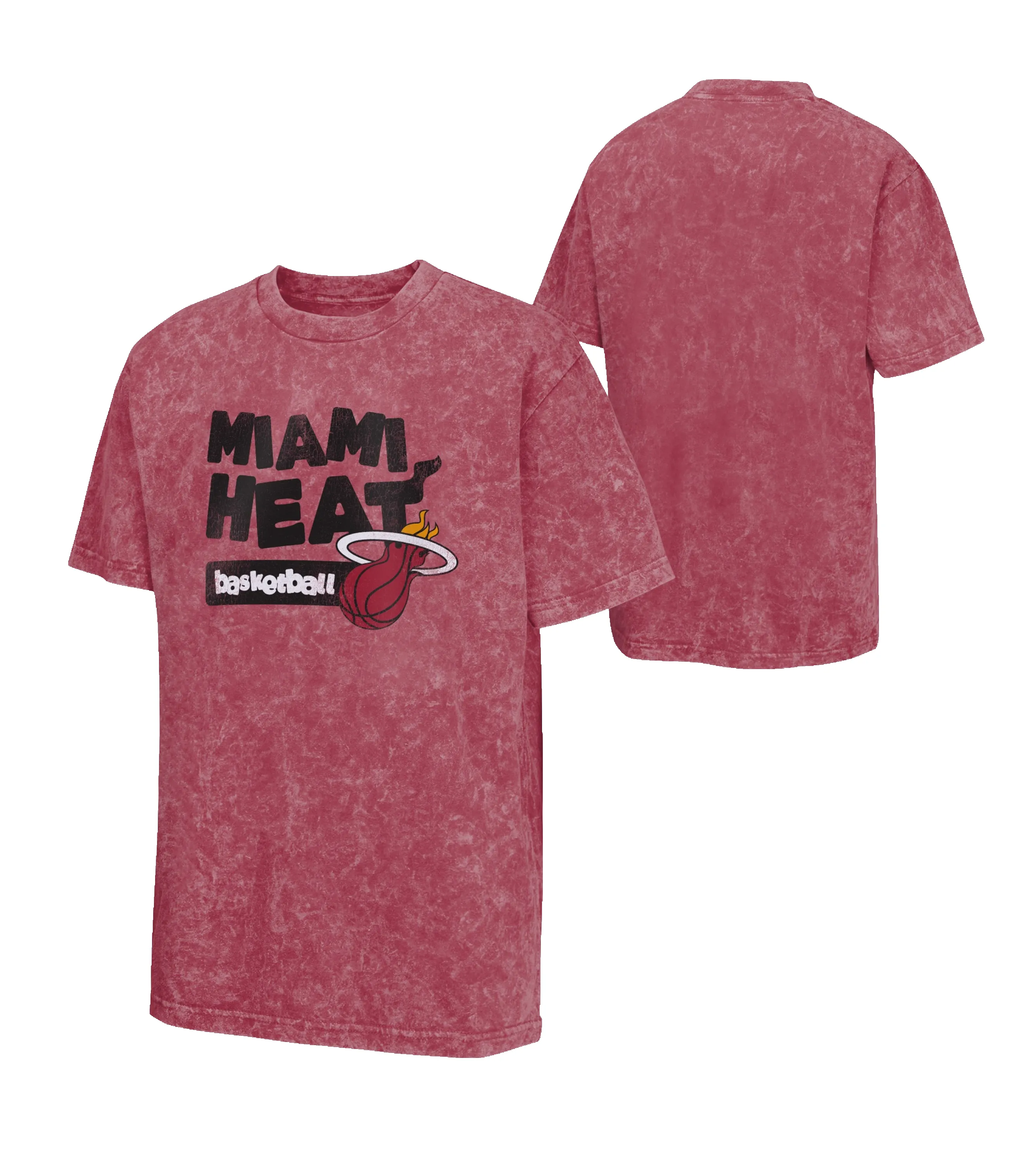 Court Culture Faded Fire Youth Tee sold by Miami Heat Store product image thumbnail 3