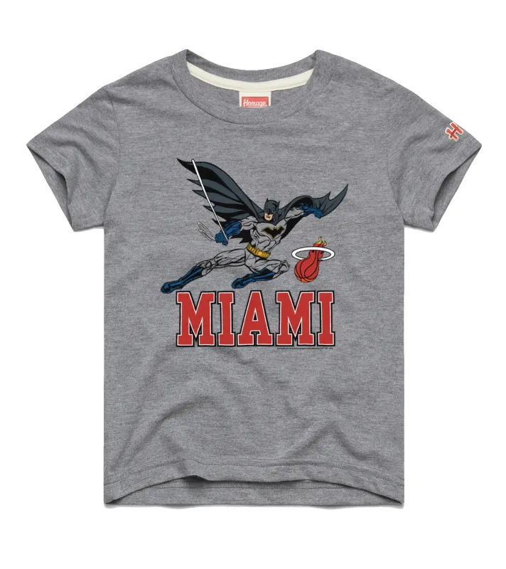 Homage Miami HEAT Batman Youth Tee sold by Miami Heat Store