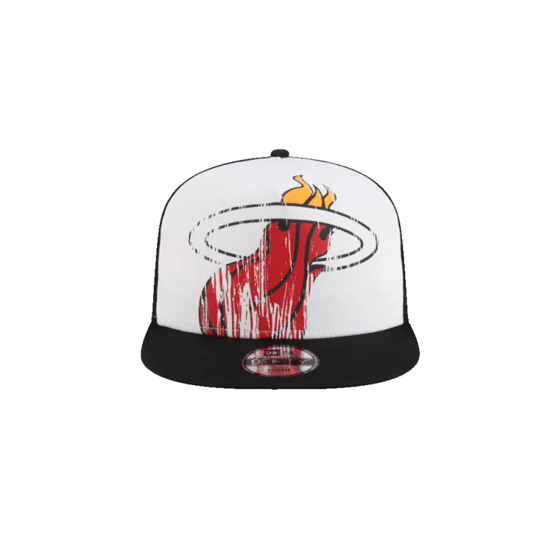 New Era Miami HEAT Distressed Youth Snapback sold by Miami Heat Store