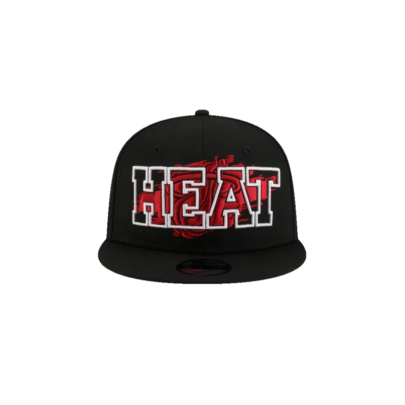 New Era Miami HEAT Black Splatter Youth Snapback sold by Miami Heat Store